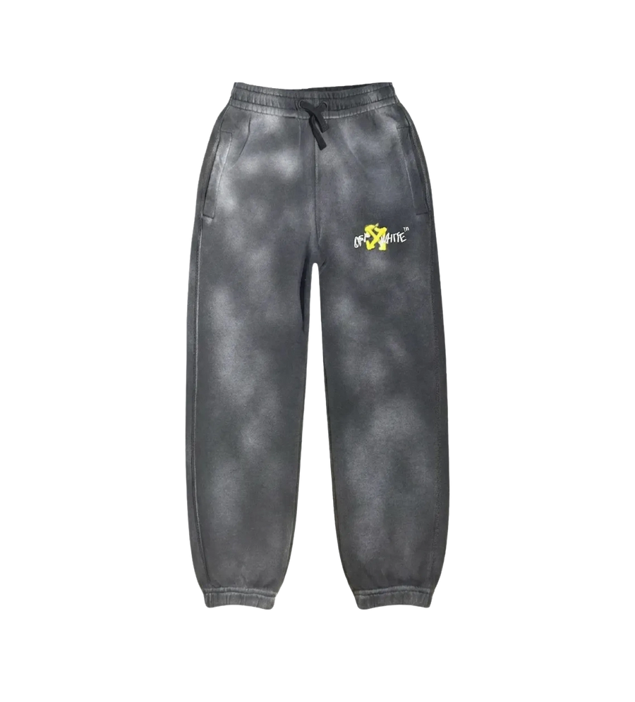 Off-White Diag Spray Sweatpants in Grey