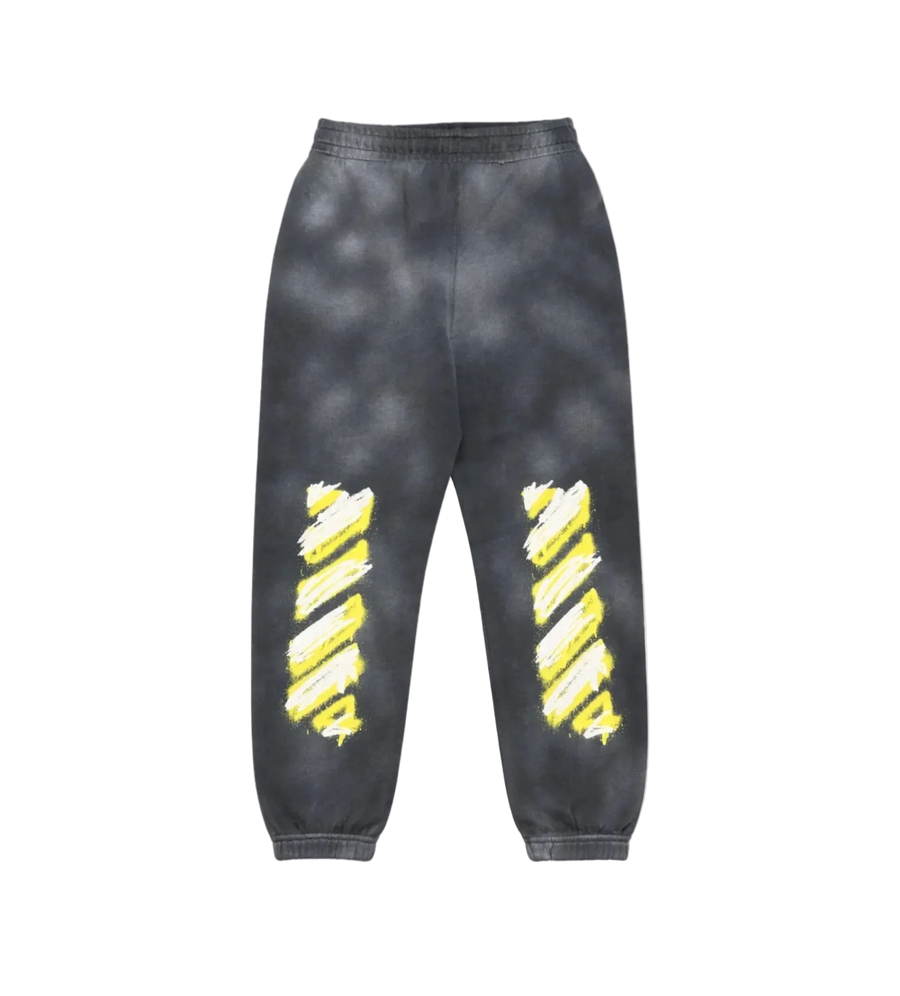 Off-White Diag Spray Sweatpants in Grey