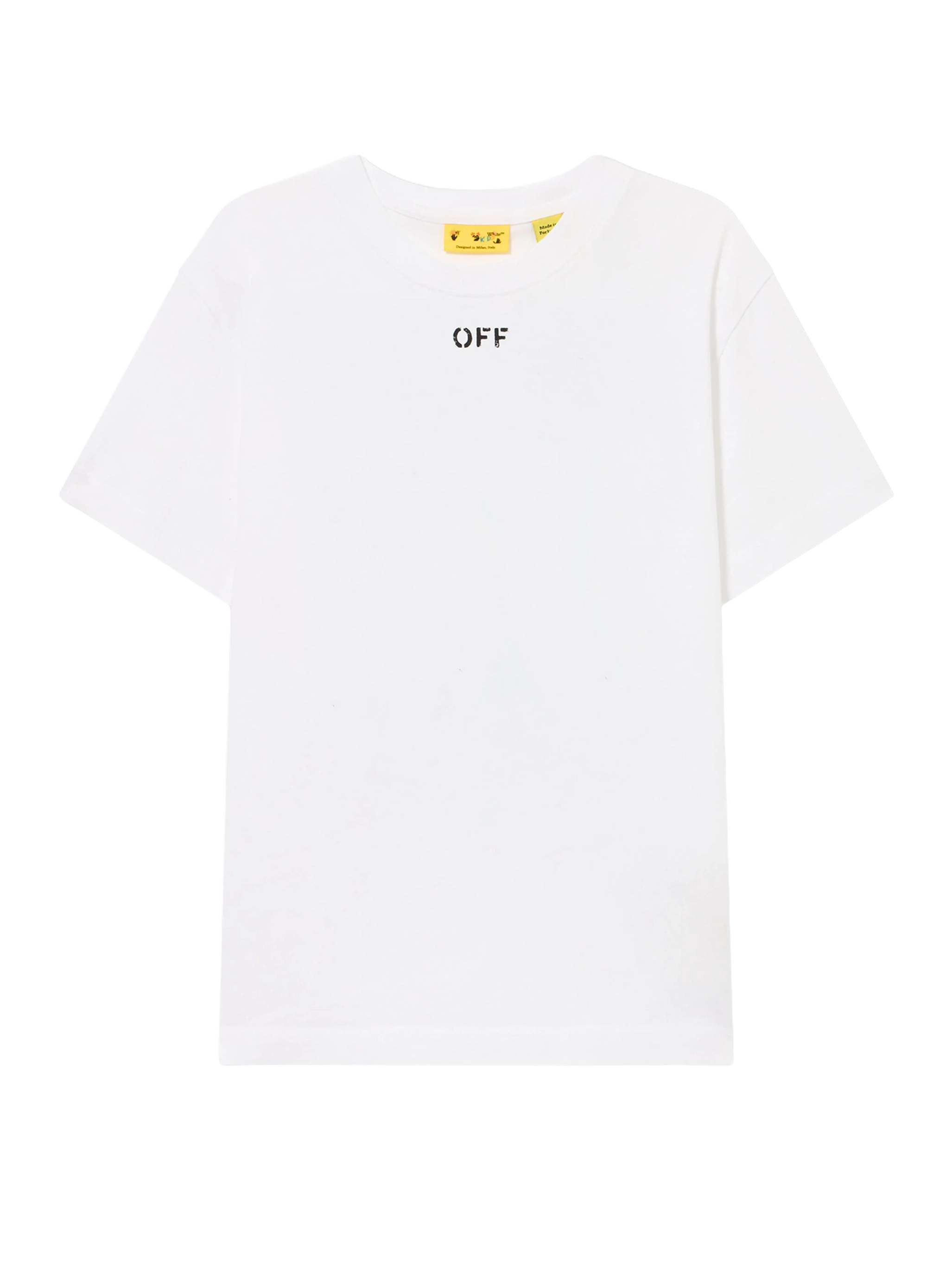 Off-White Diagonal Watercolor T-shirt in White