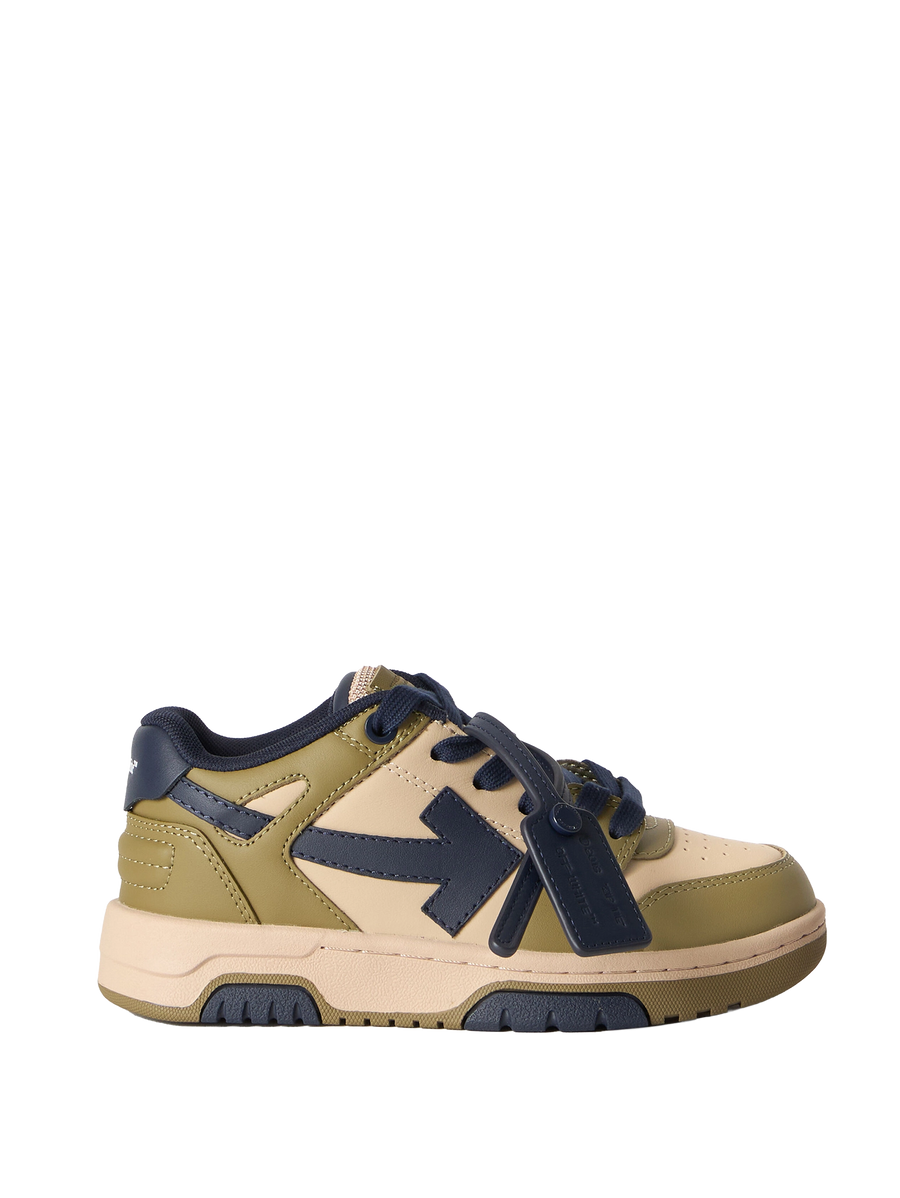 Off-White Out Of Office Sneakers in Olive Green