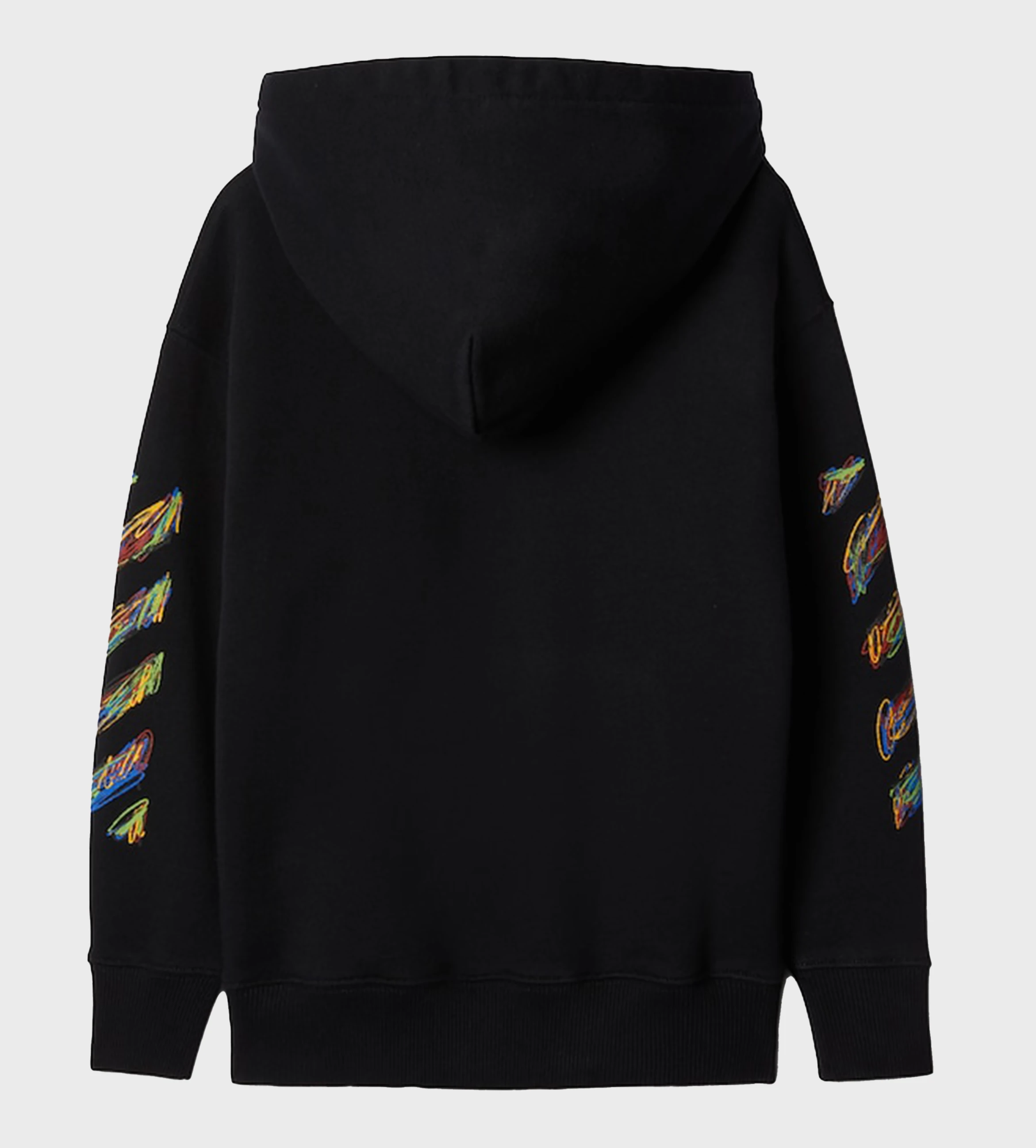 Logo Sketch Hoodie Black