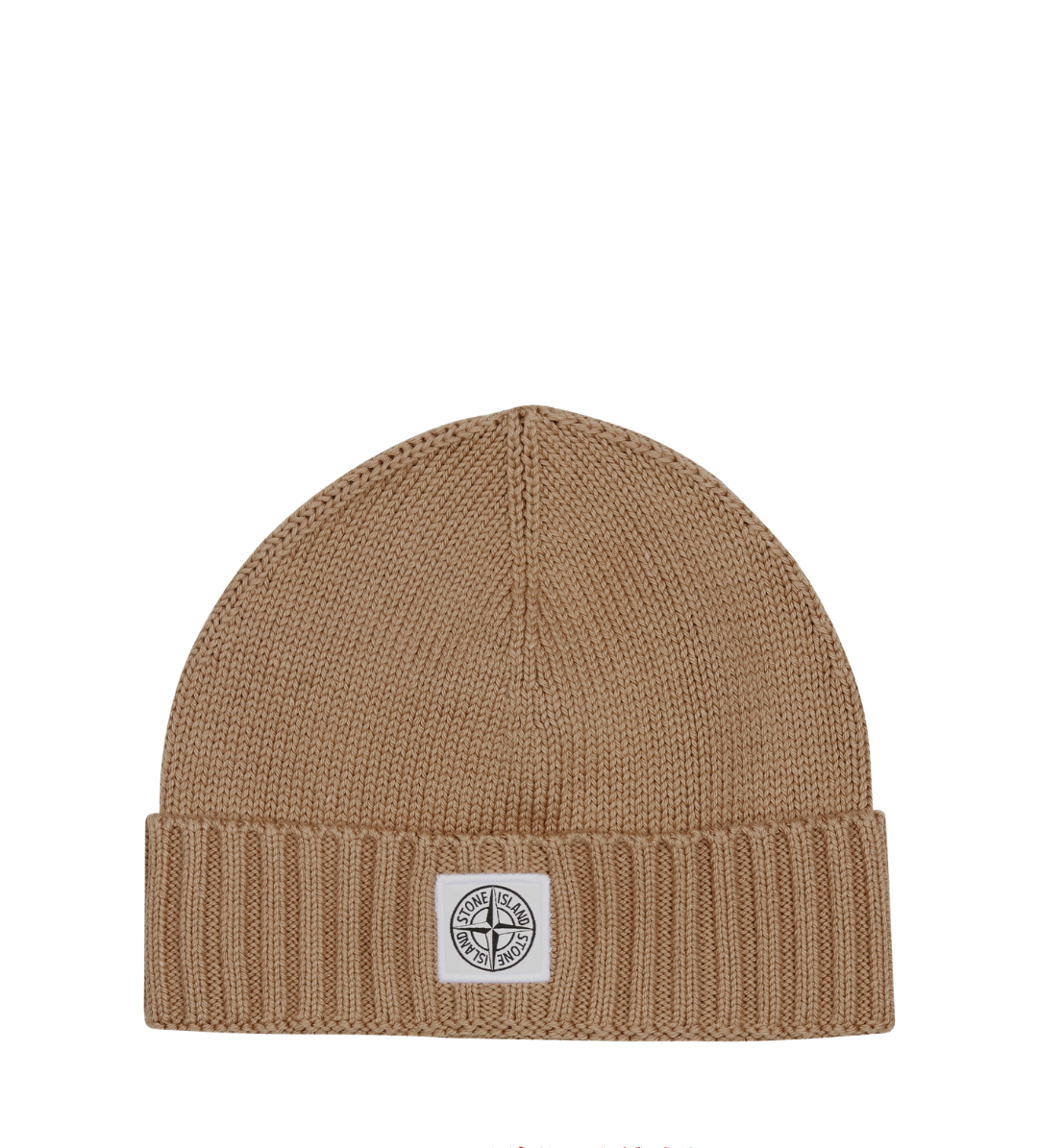 Stone Island Junior Knitted Beanie in Sand Beige (Kids)