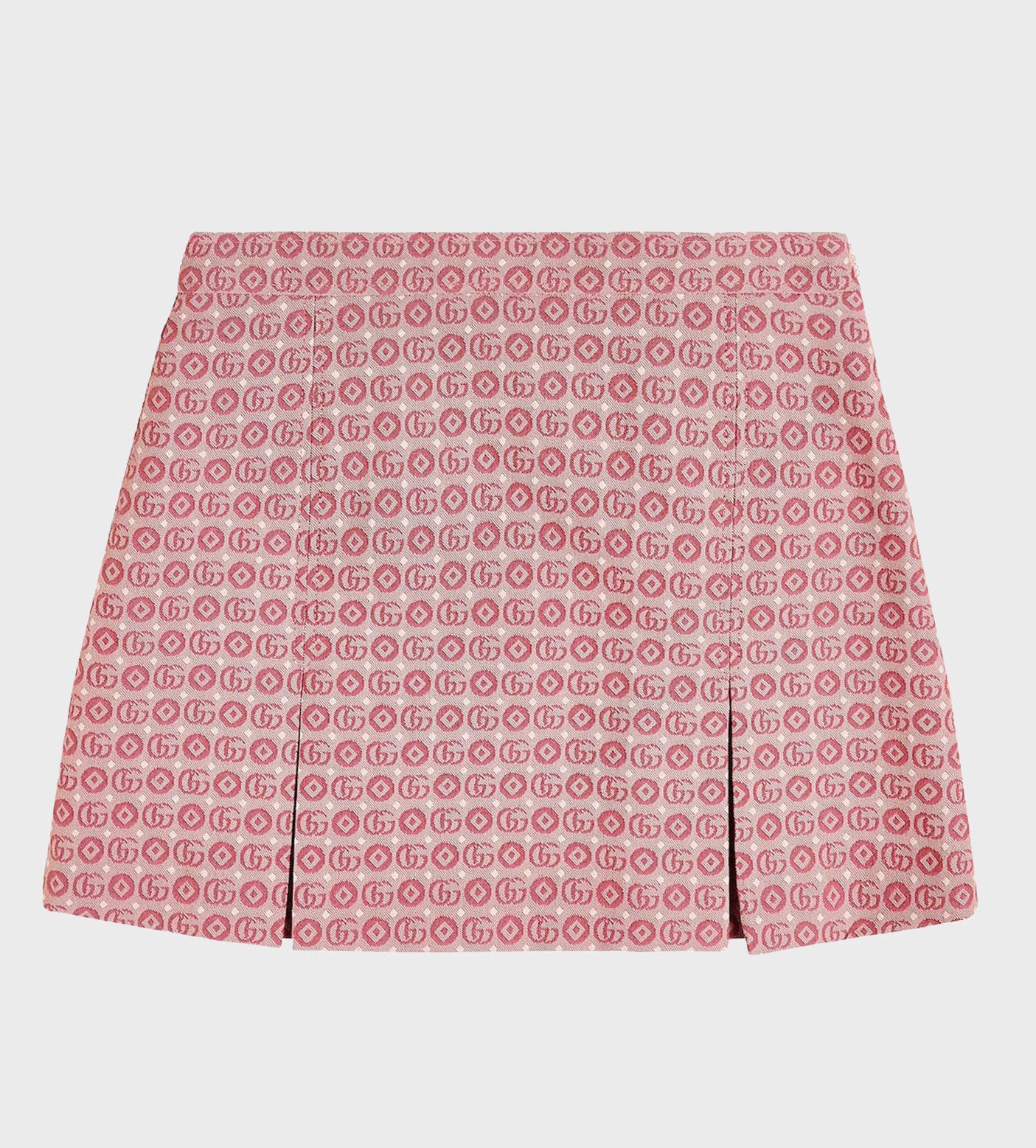 Double G Jacquard Skirt Pink