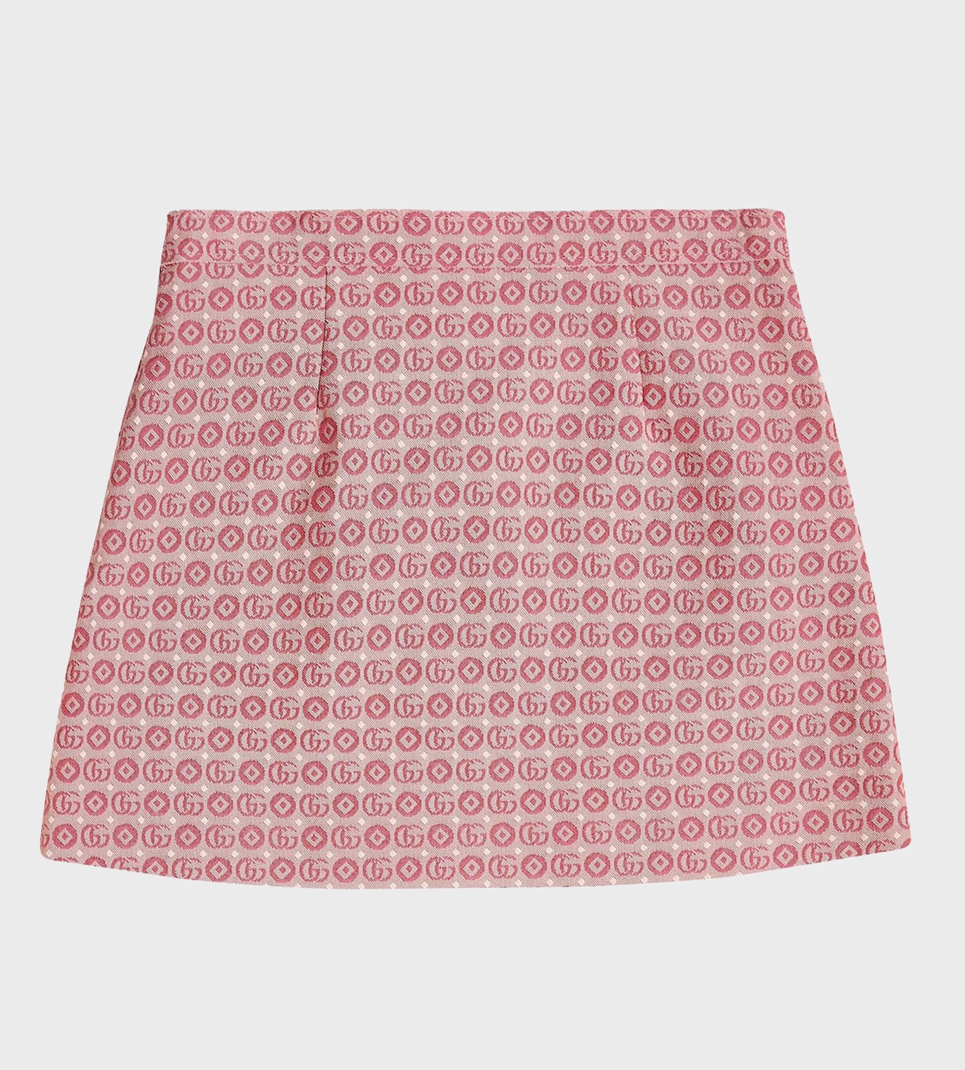 Double G Jacquard Skirt Pink