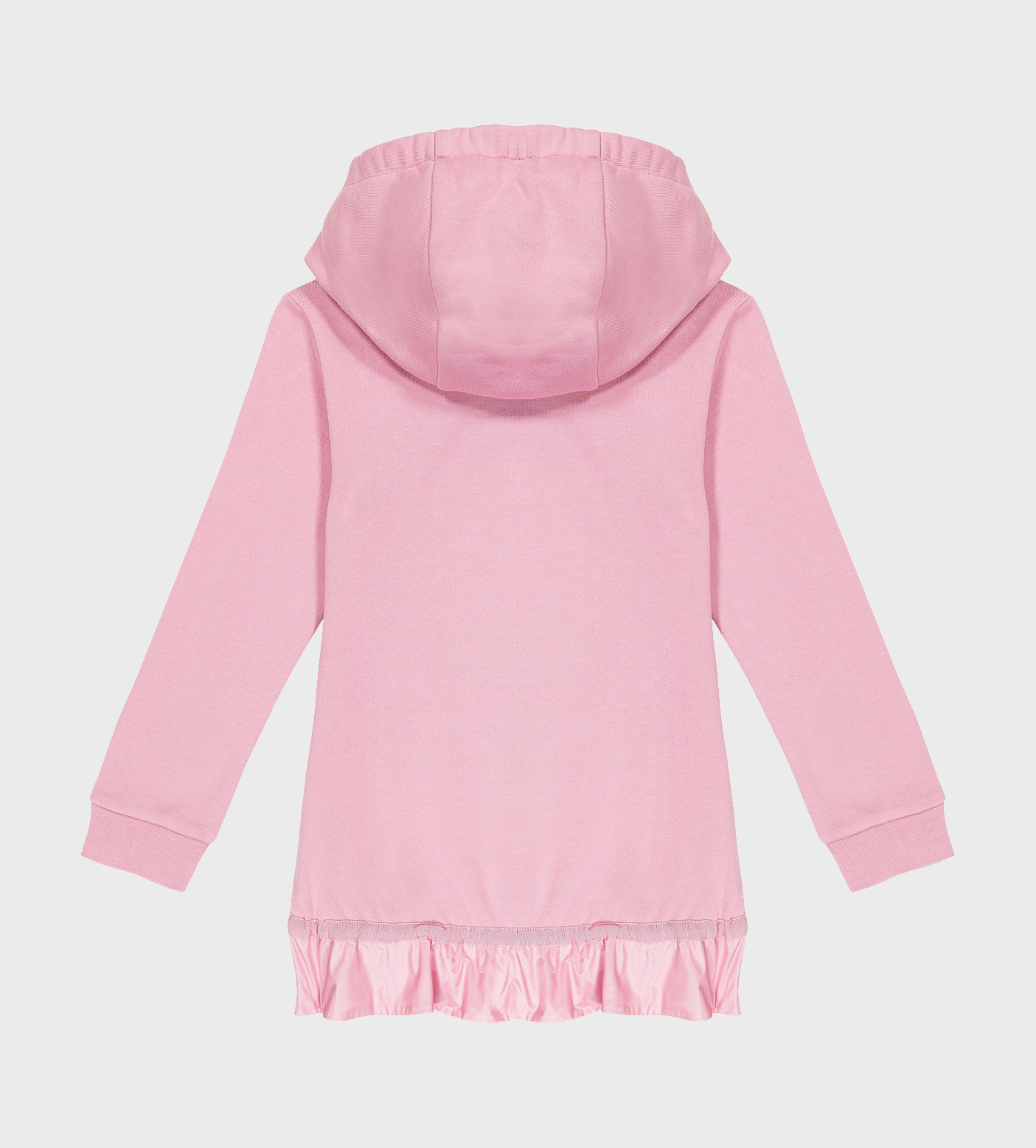 Logo-Appliqué Hoodie Dress Pink