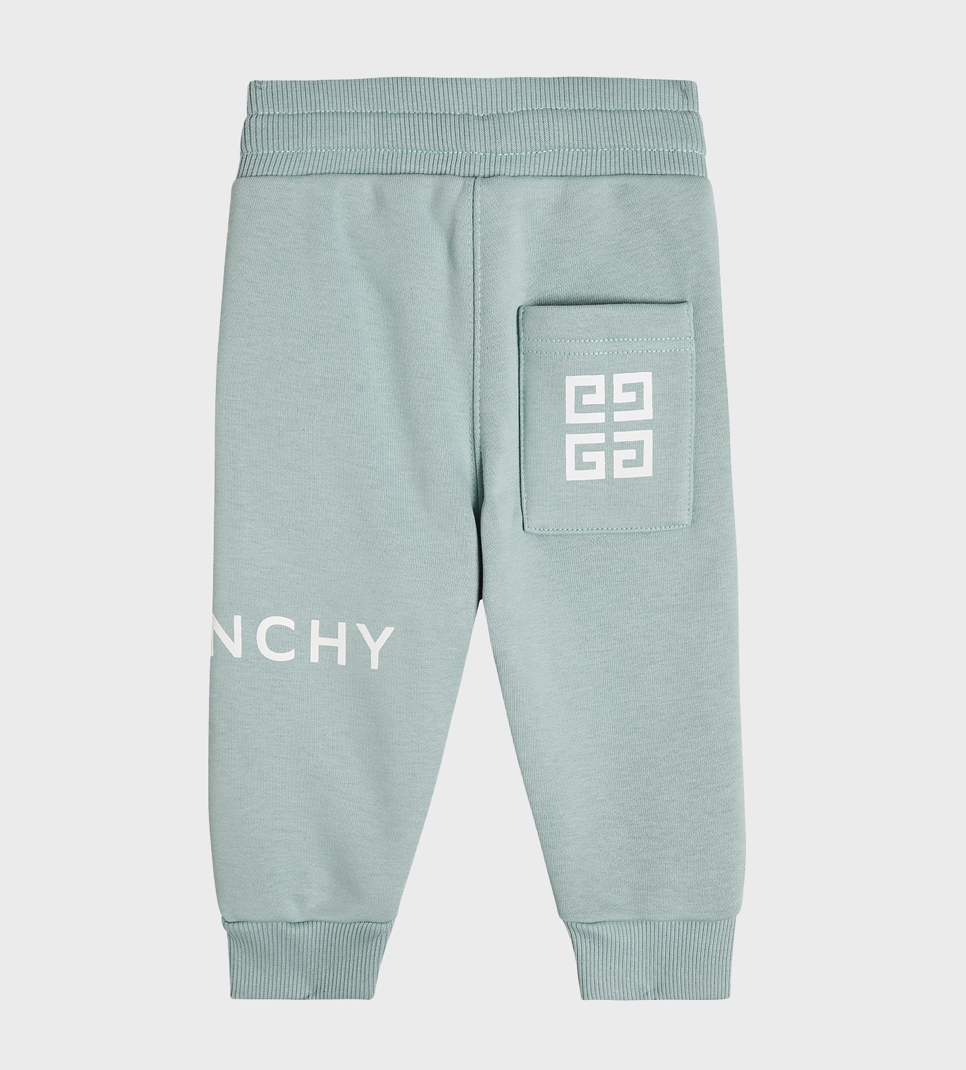 Baby Logo-Print Drawstring Trackpants Pastel Blue