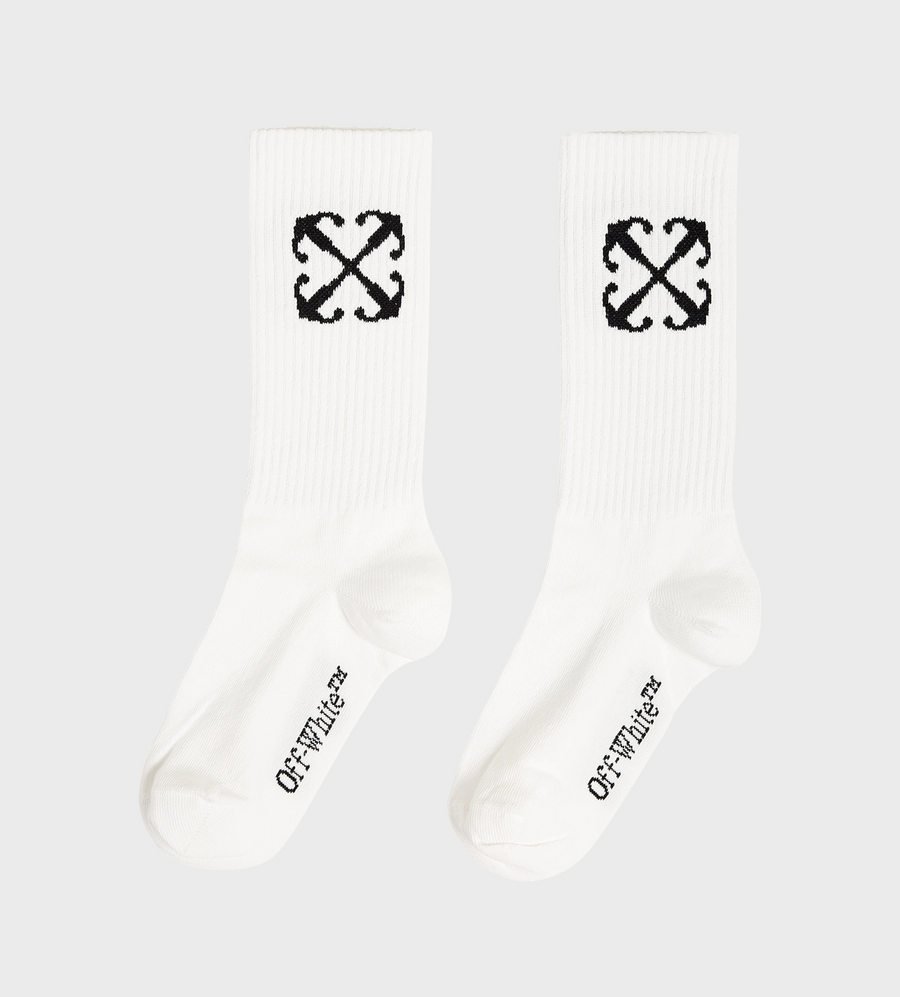 Bookish Socks White
