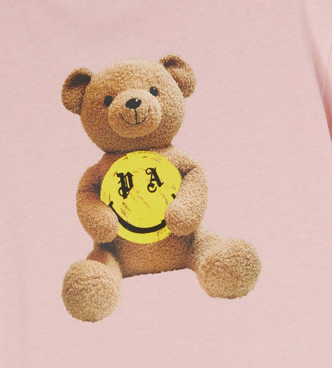 Logo-Print Cotton T-shirt Pink