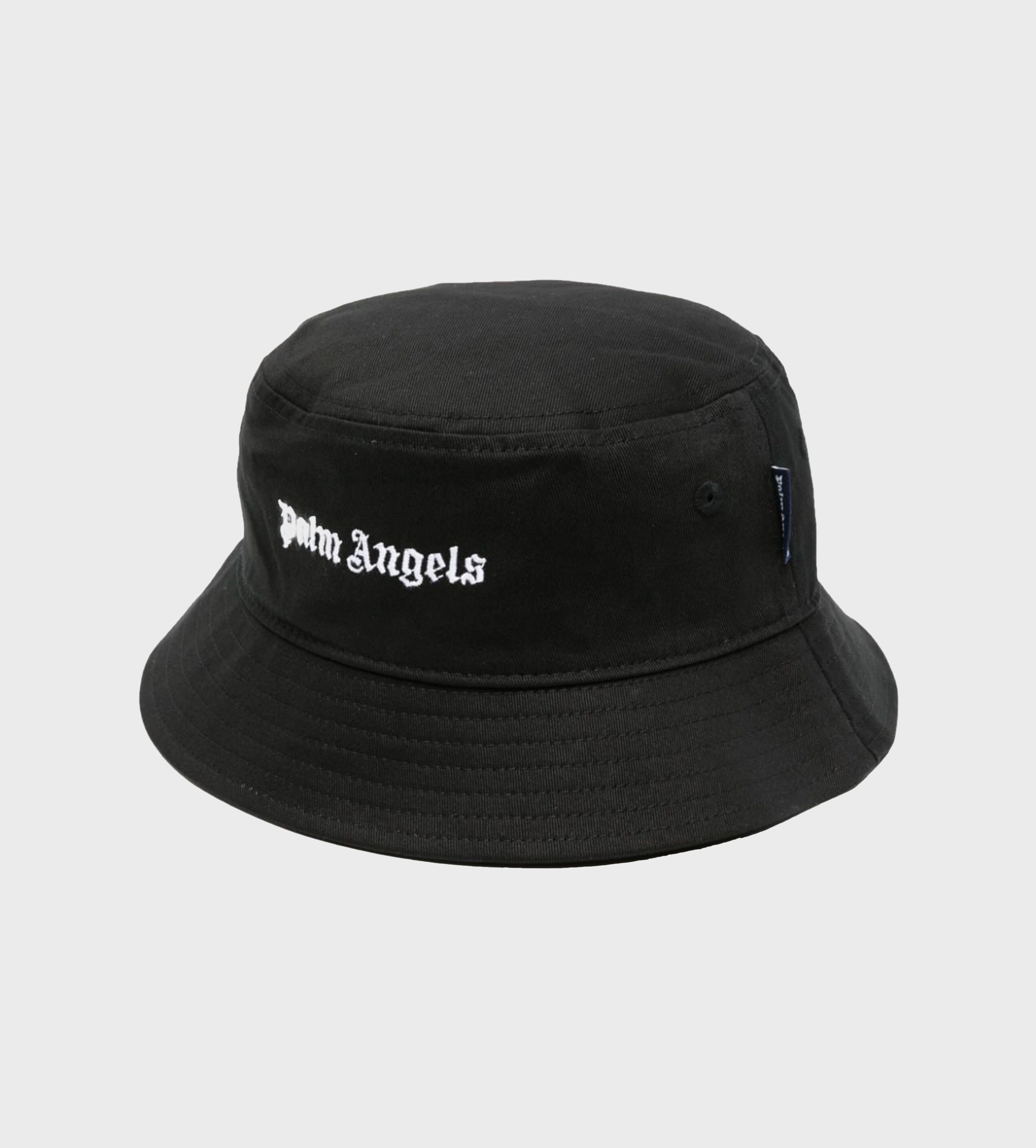 Palm Angels Kids LOGO BUCKET HAT PINK WHITE