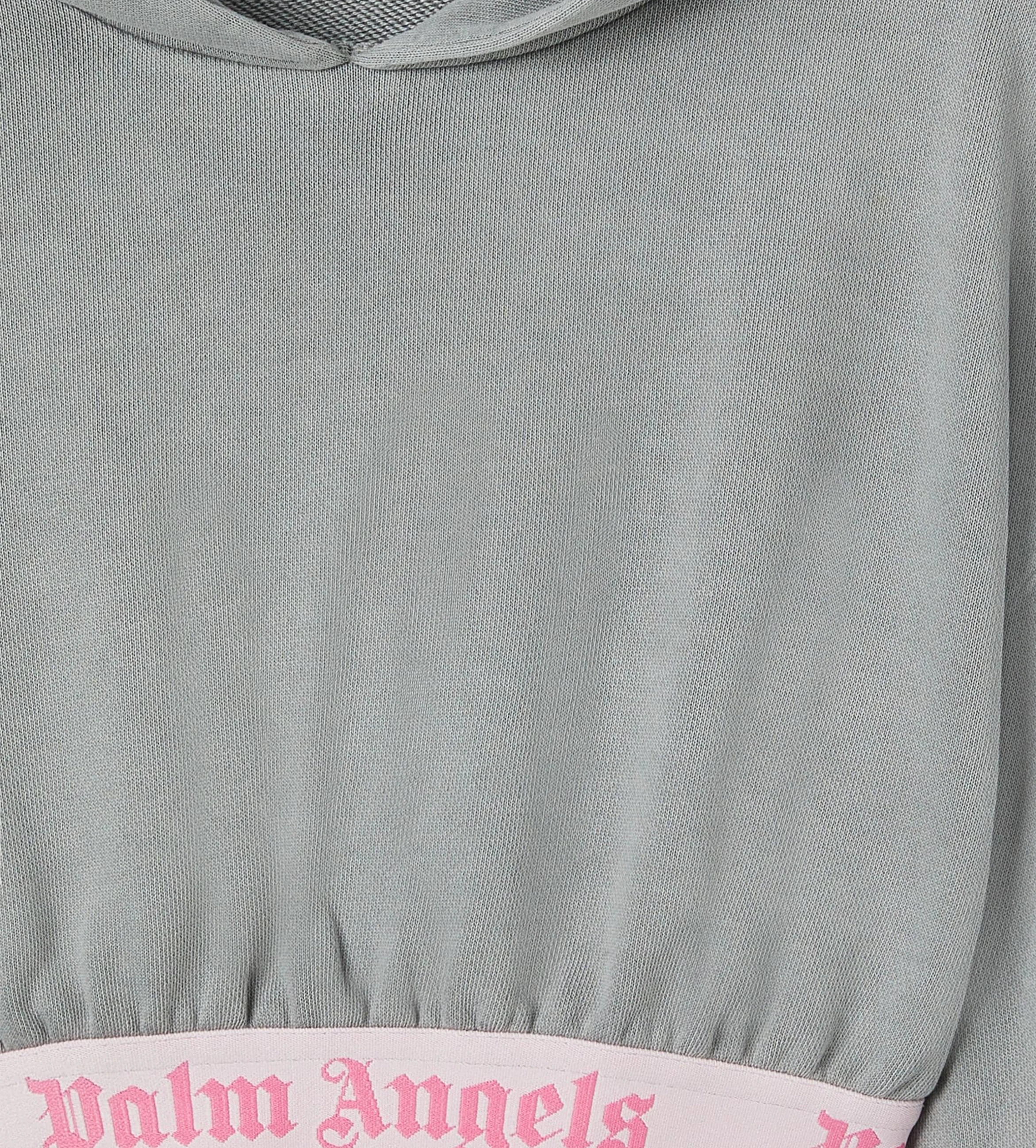 Palm angels cropped 2024 hoodie