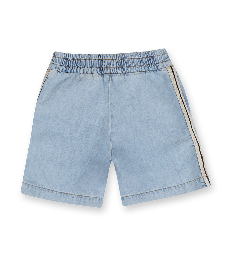 Chambray Shorts Blue