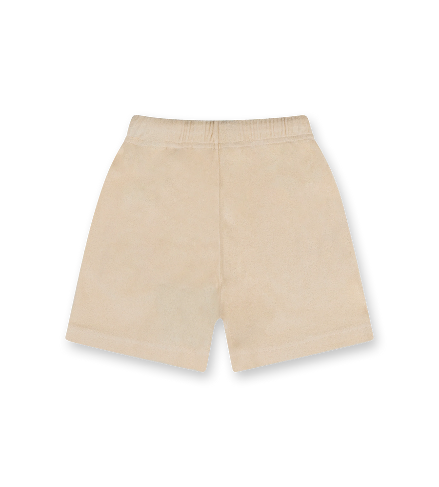 Terry Cloth Shorts Sand Dusty
