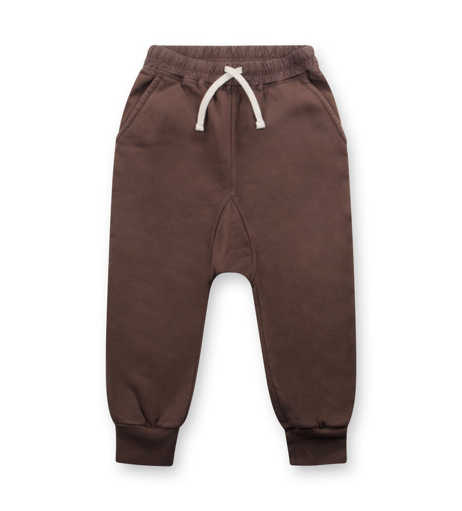 Rick Owens Concordians Drawstring Sweatpants in Darkdust Brown (Kids)