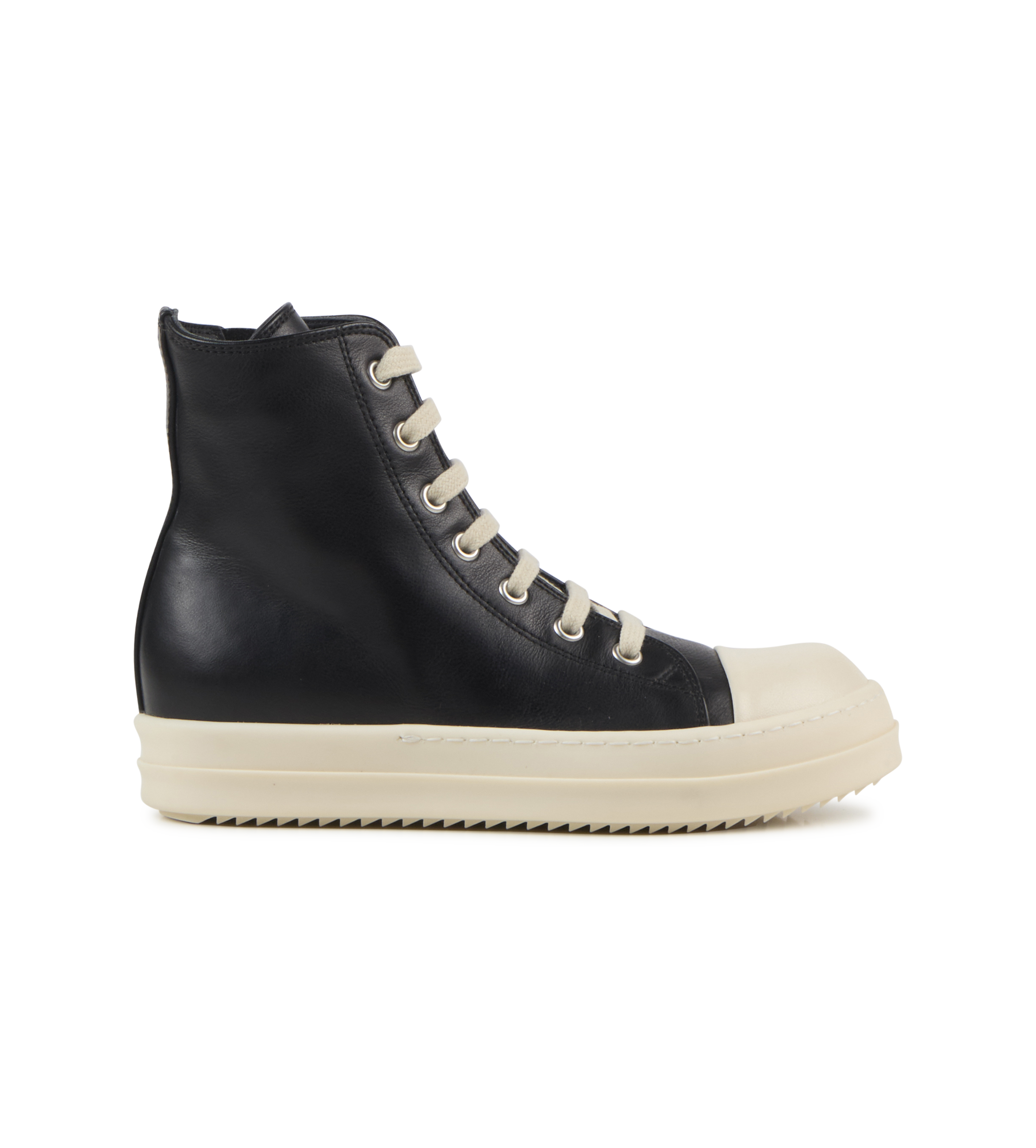 Rick Owens Lido High Sneakers in Black (GS)