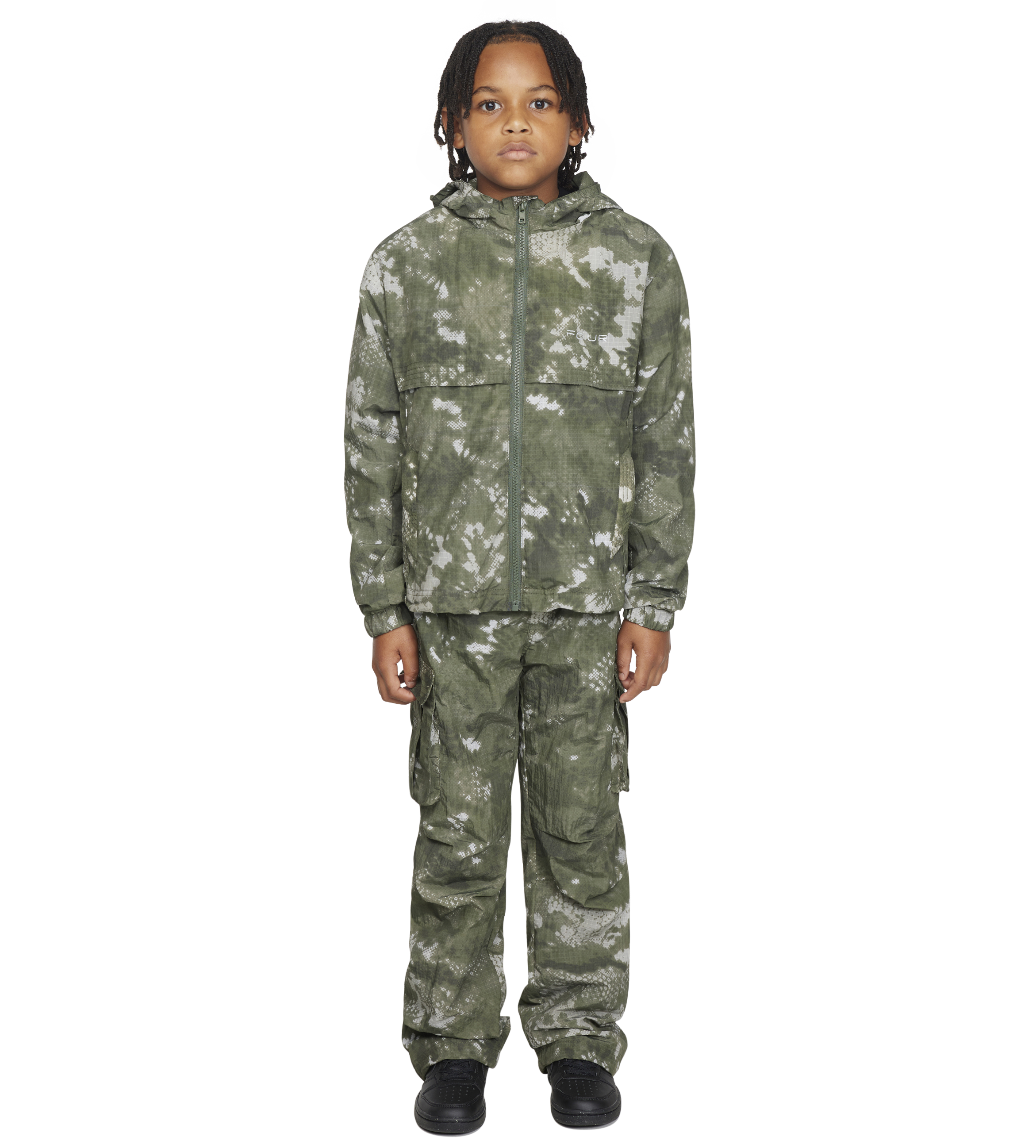 Sportswear Windbreaker Pants Green Camo