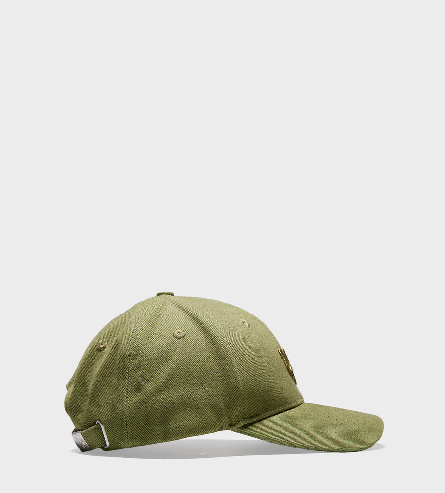 Outline Logo Cap Oil Green