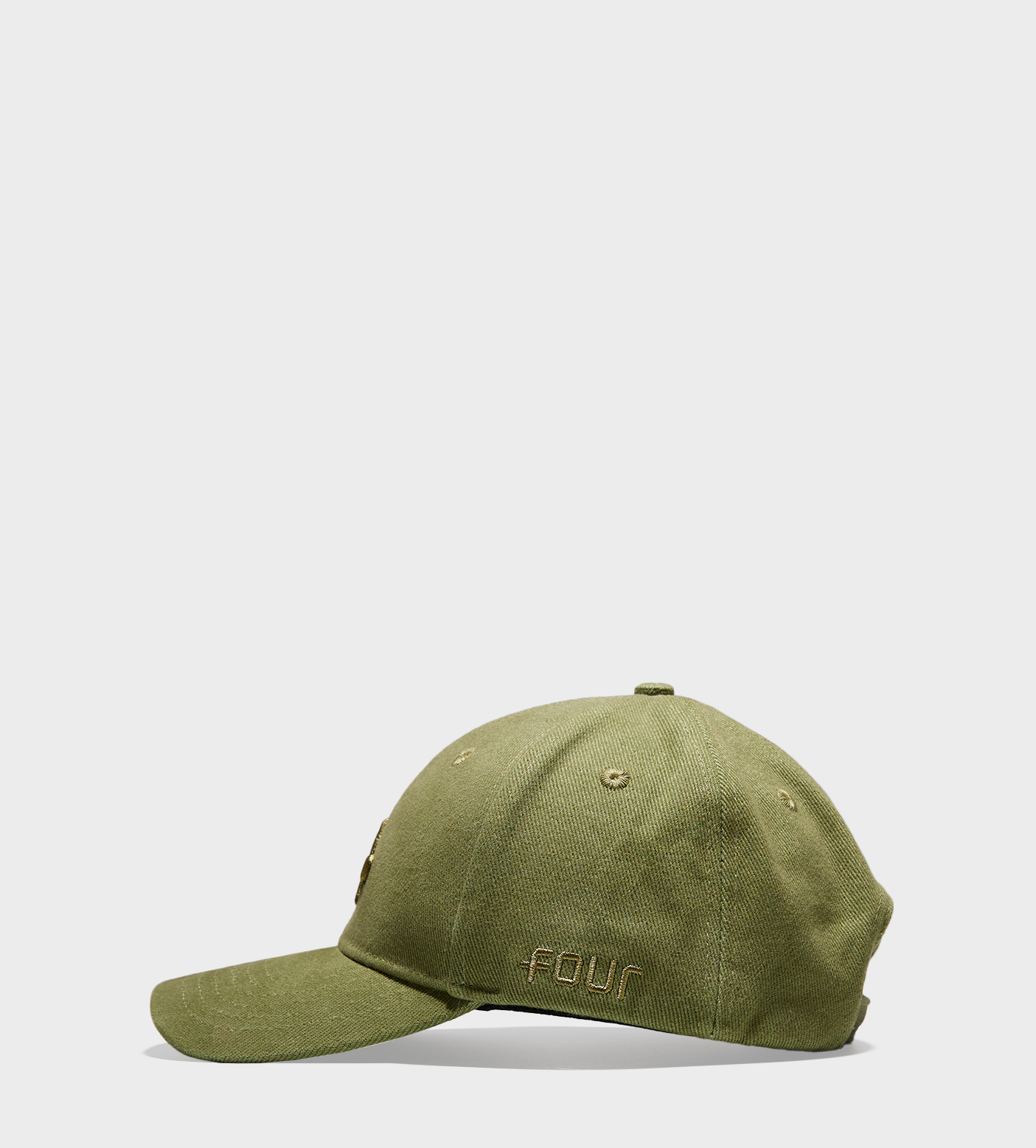 Outline Logo Cap Oil Green
