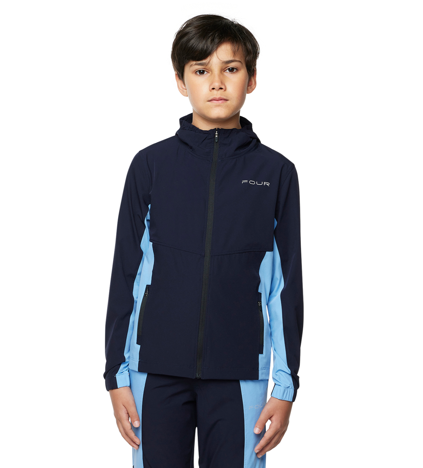 Sportswear Trackjacket Navy/ Light Blue