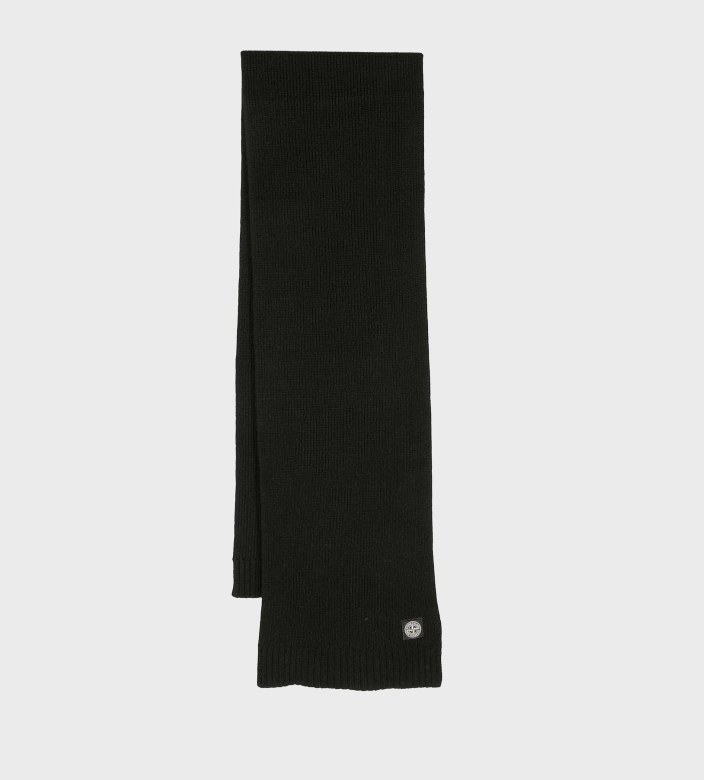 Compass Patch Scarf Black