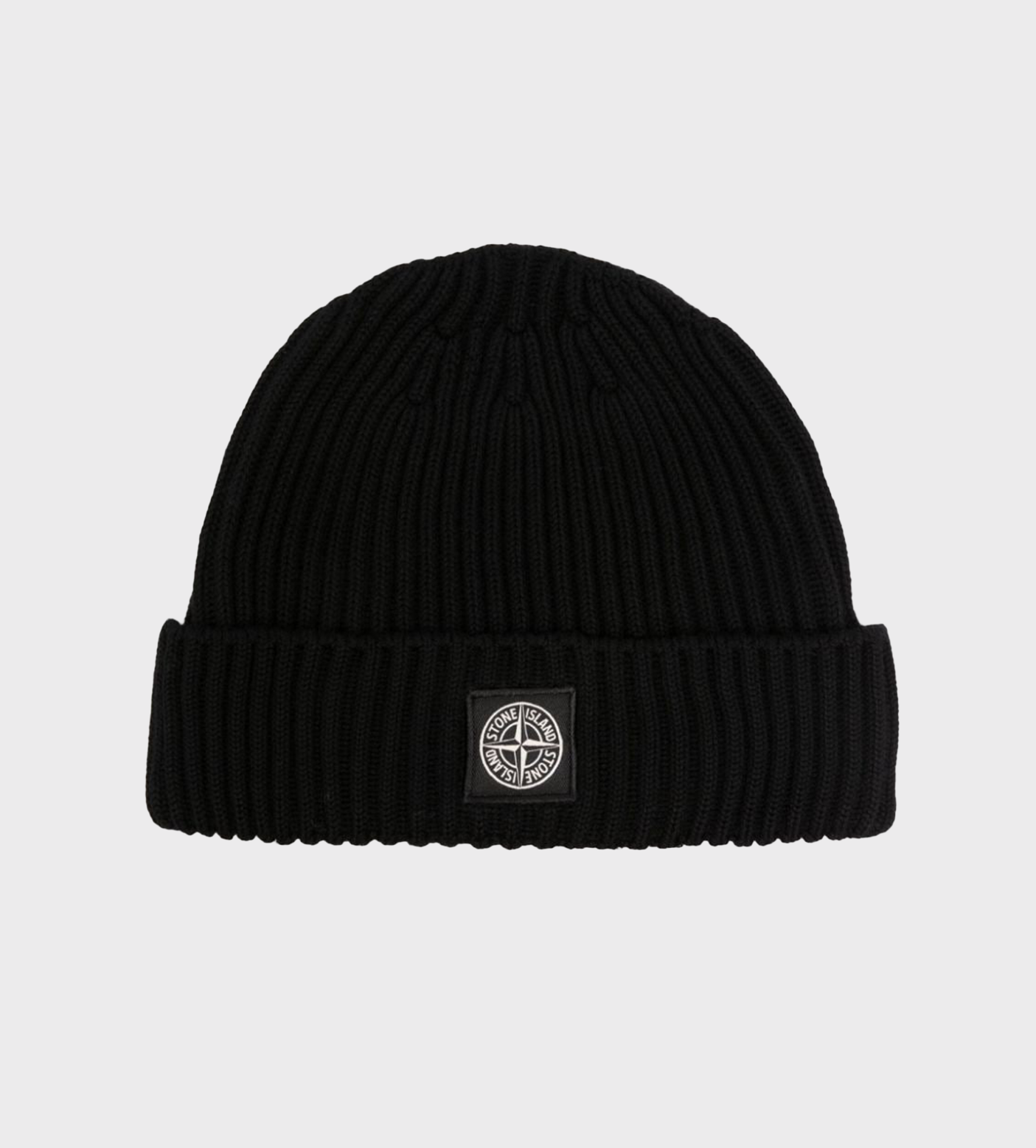 Compass Patch Beanie Black