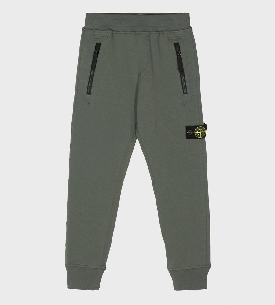 Compass Motif Sweatpants Olive