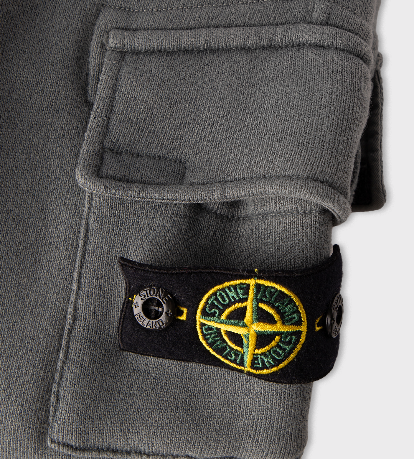 Compass-Patch Track Pants Grey