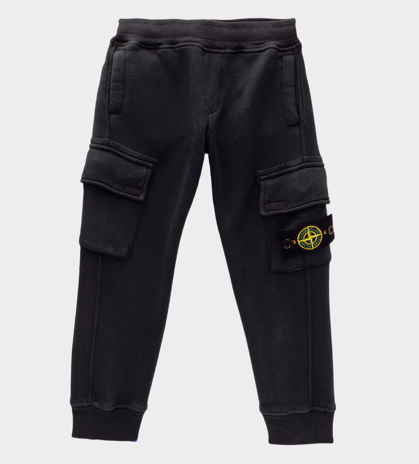 Compass-Patch Track Pants Black