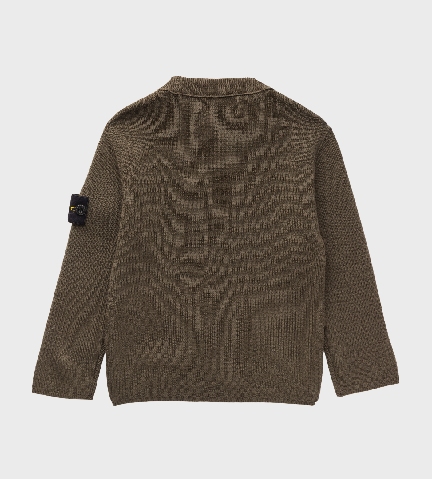 Mélange Crew-Neck Jumper Green