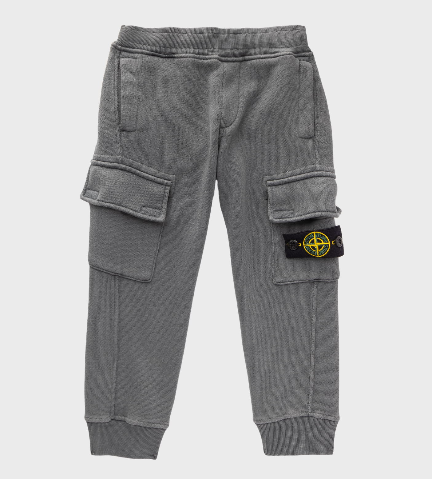 Compass-Patch Track Pants Grey