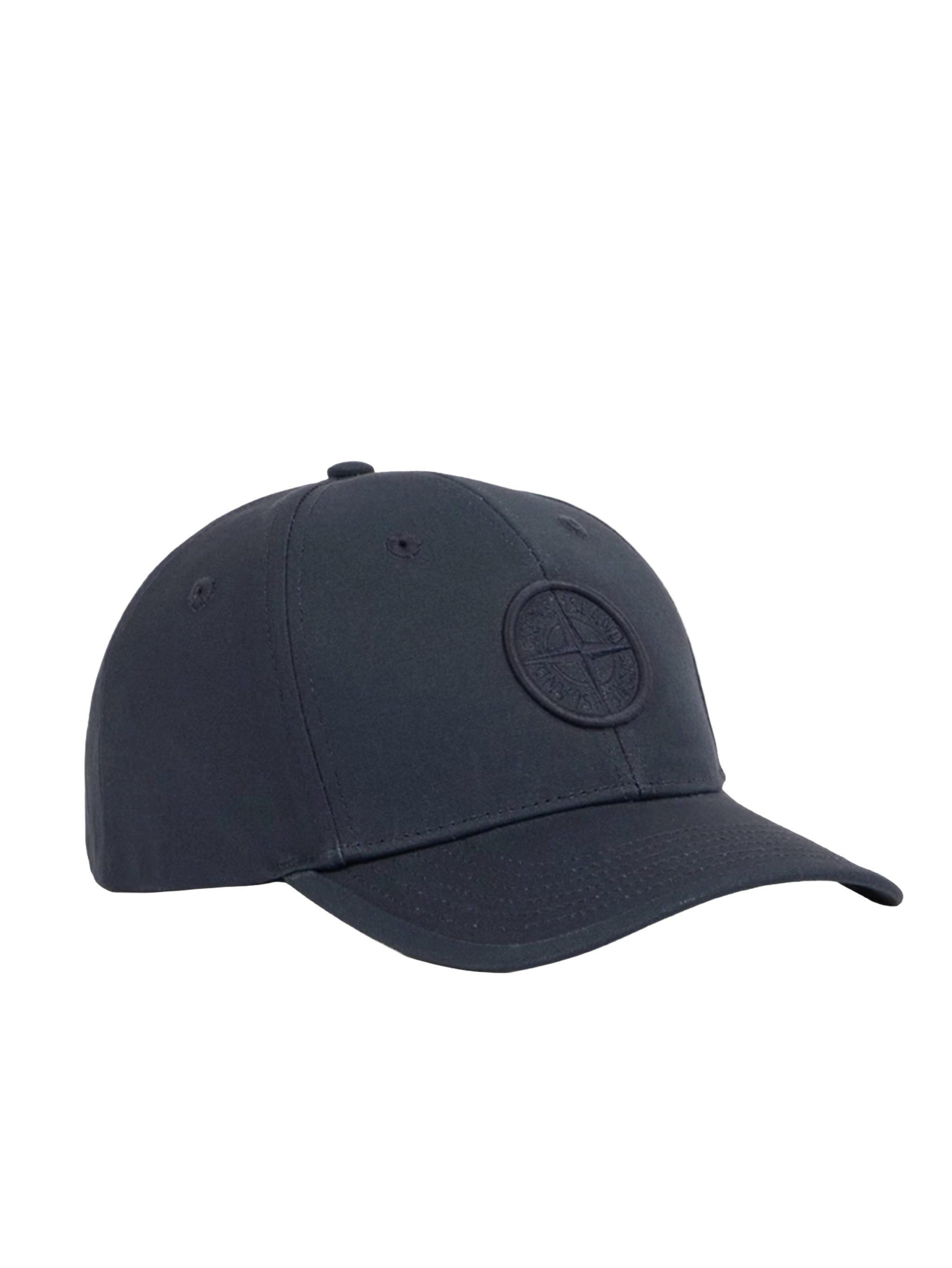 Stone Island Junior Baseball Cap in Donkerbauw