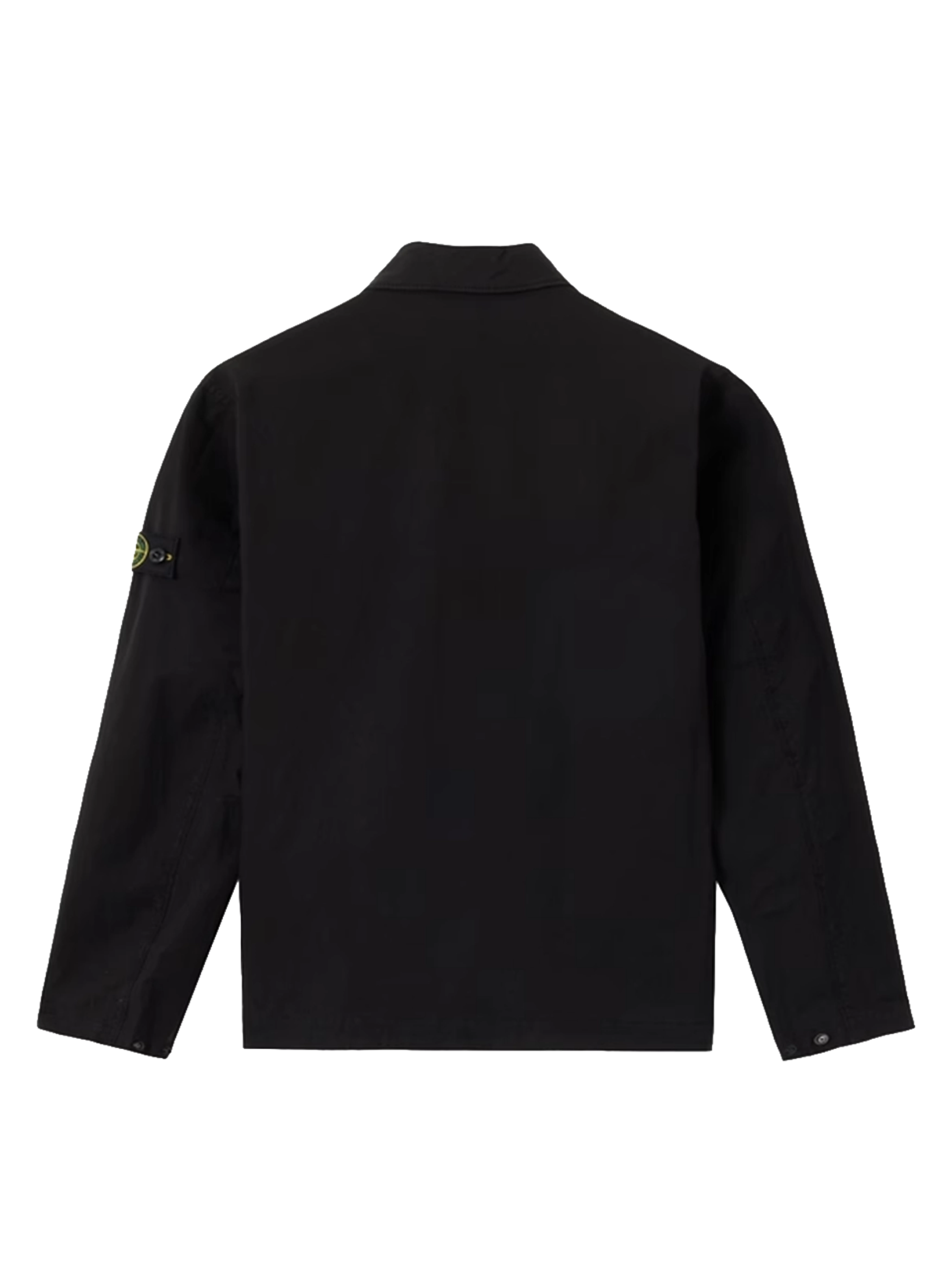 Stone Island Junior Oversized-Fit Overshirt in Black