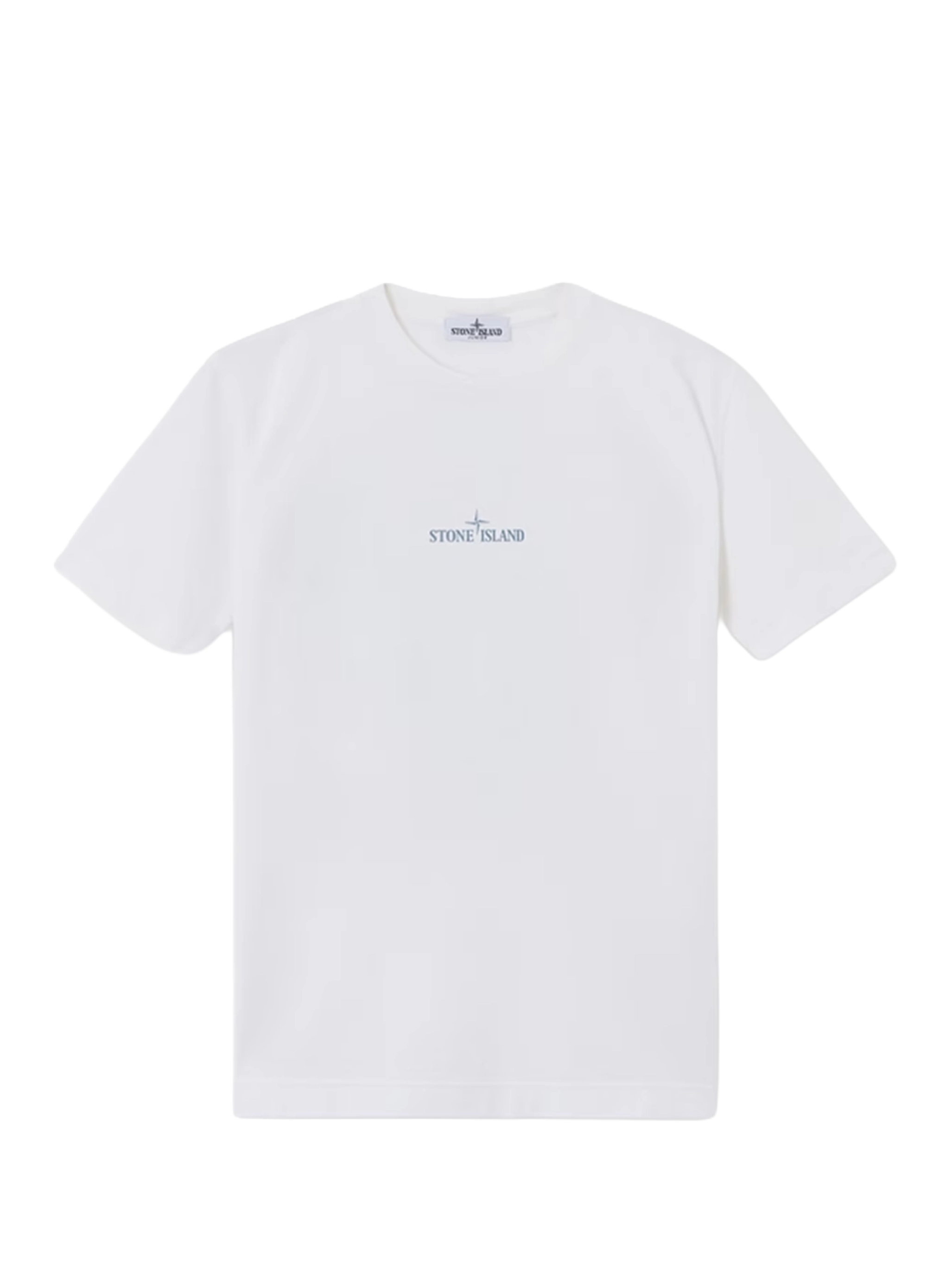 Stone Island Junior Regular-Fit Scribble Compass T-Shirt in White
