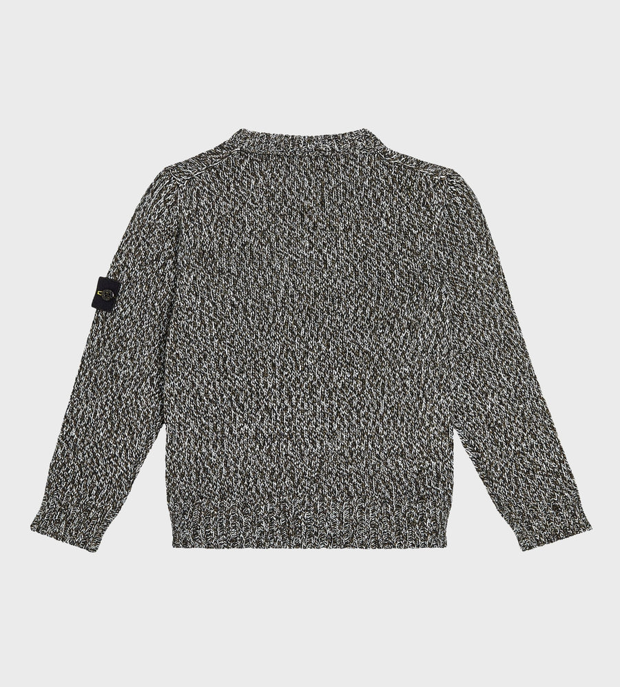 Compass Patch Sweater Grey