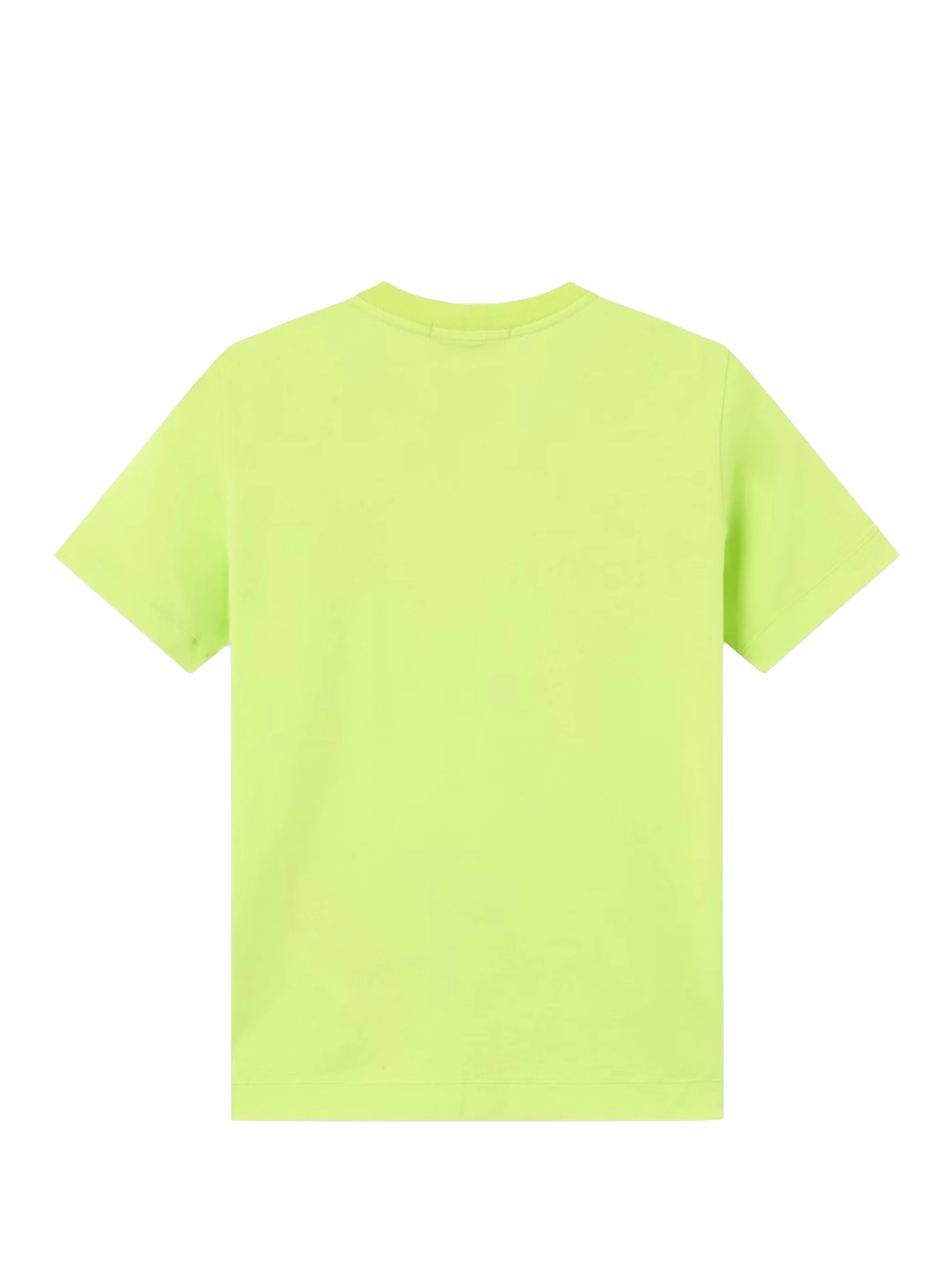 Stone Island T-Shirt With Compass Patch in Lime