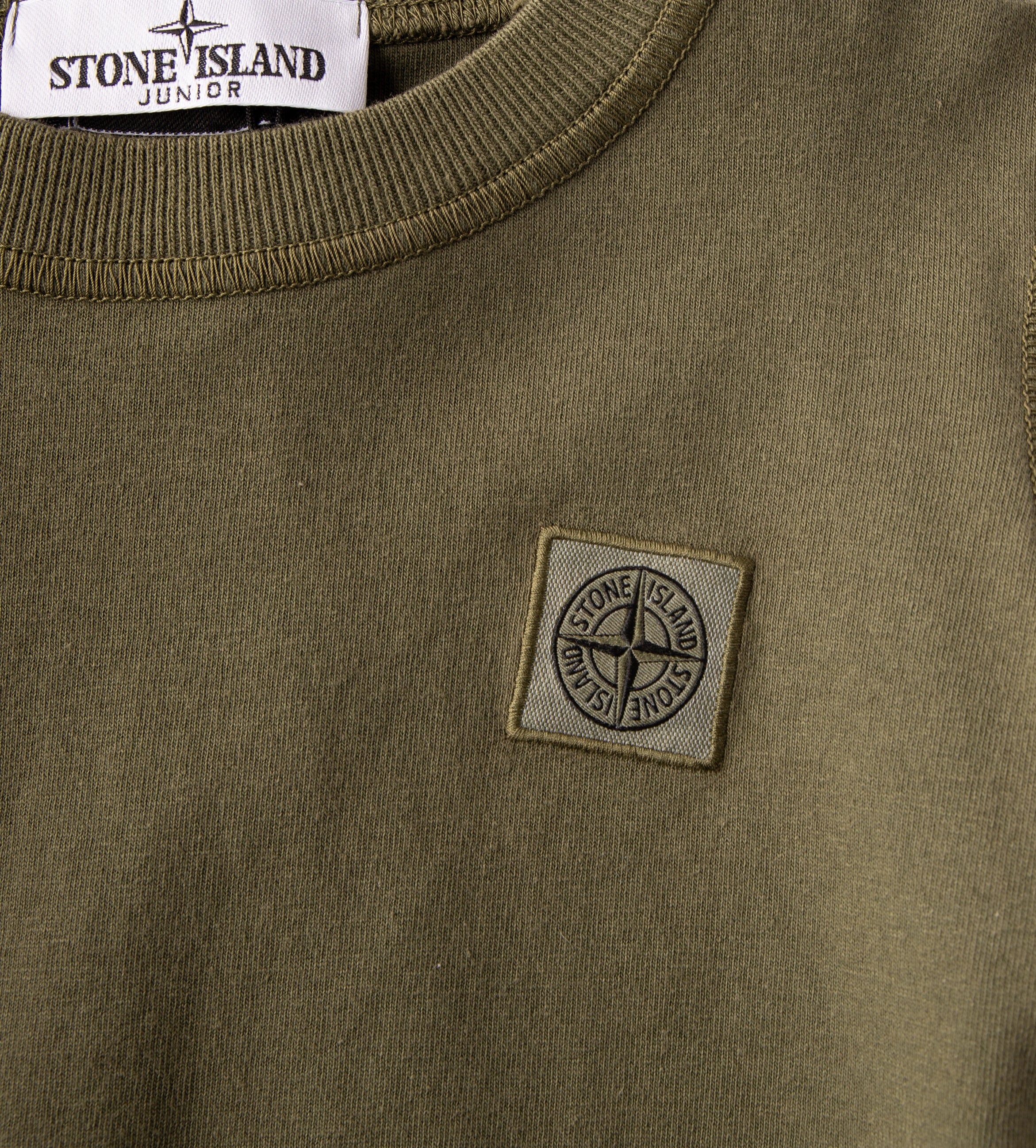 Compass-Patch T-shirt Olive Green