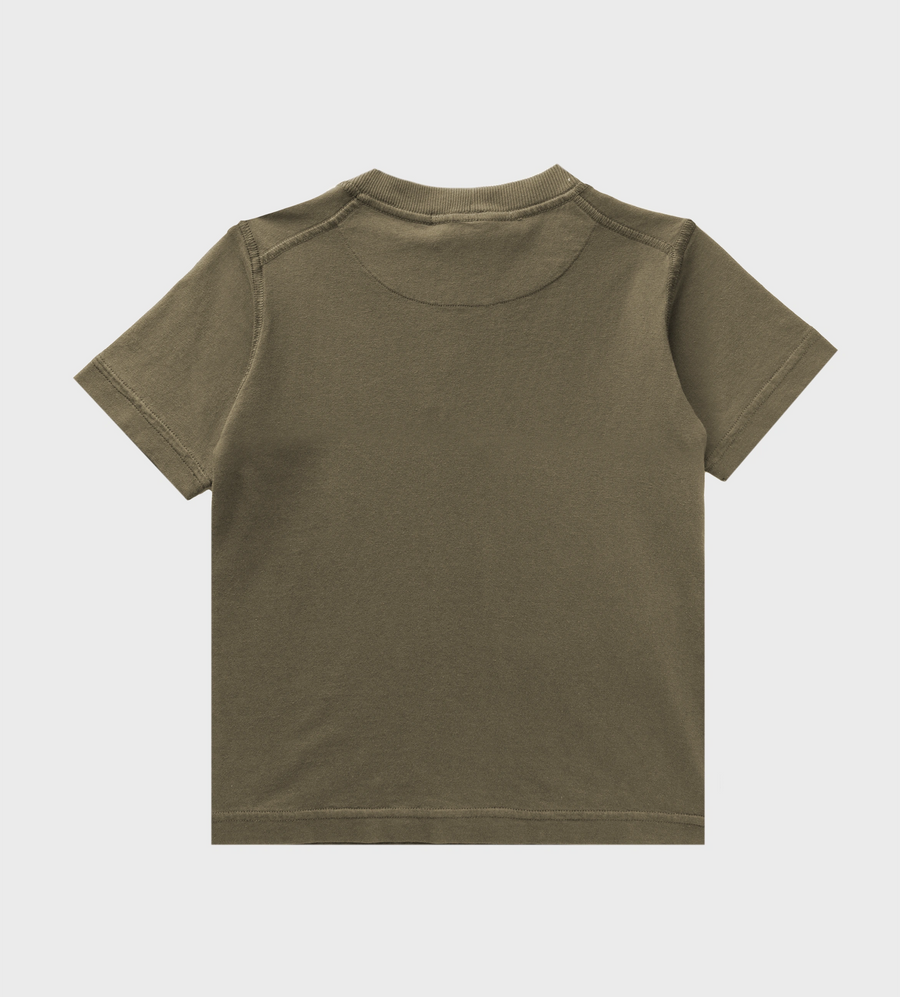 Compass-Patch T-shirt Olive Green