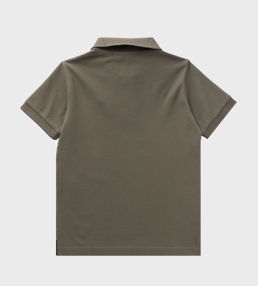 Compass Polo Shirt Olive Green