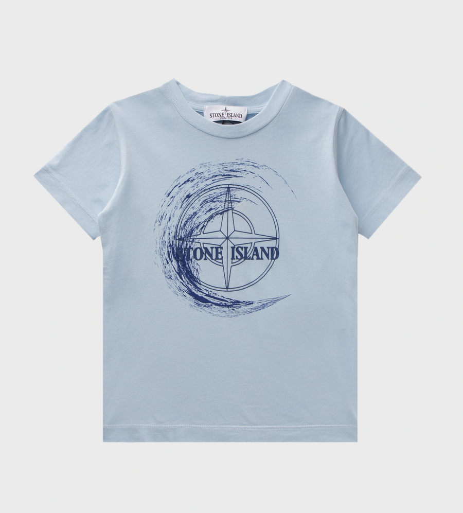 Logo-print T-shirt Blue