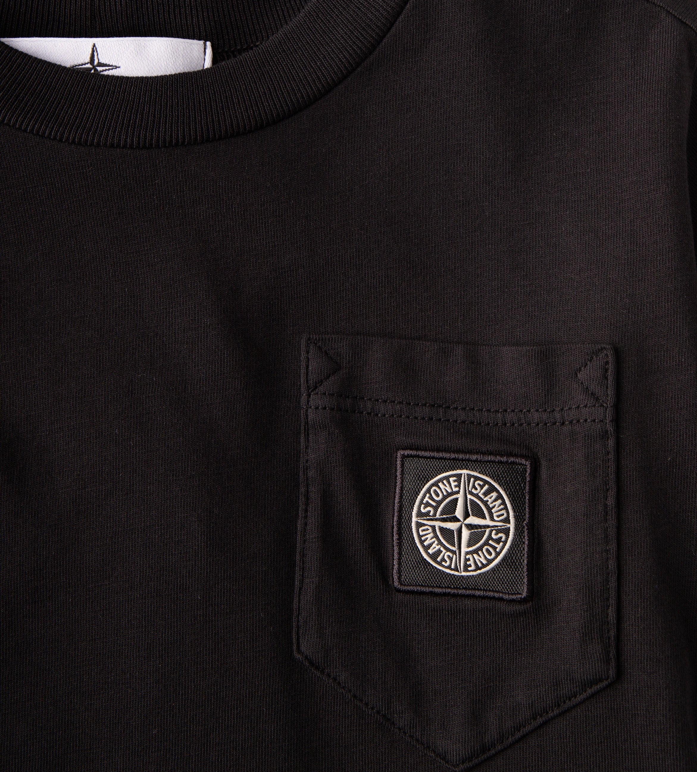 Compass-patch T-shirt Black