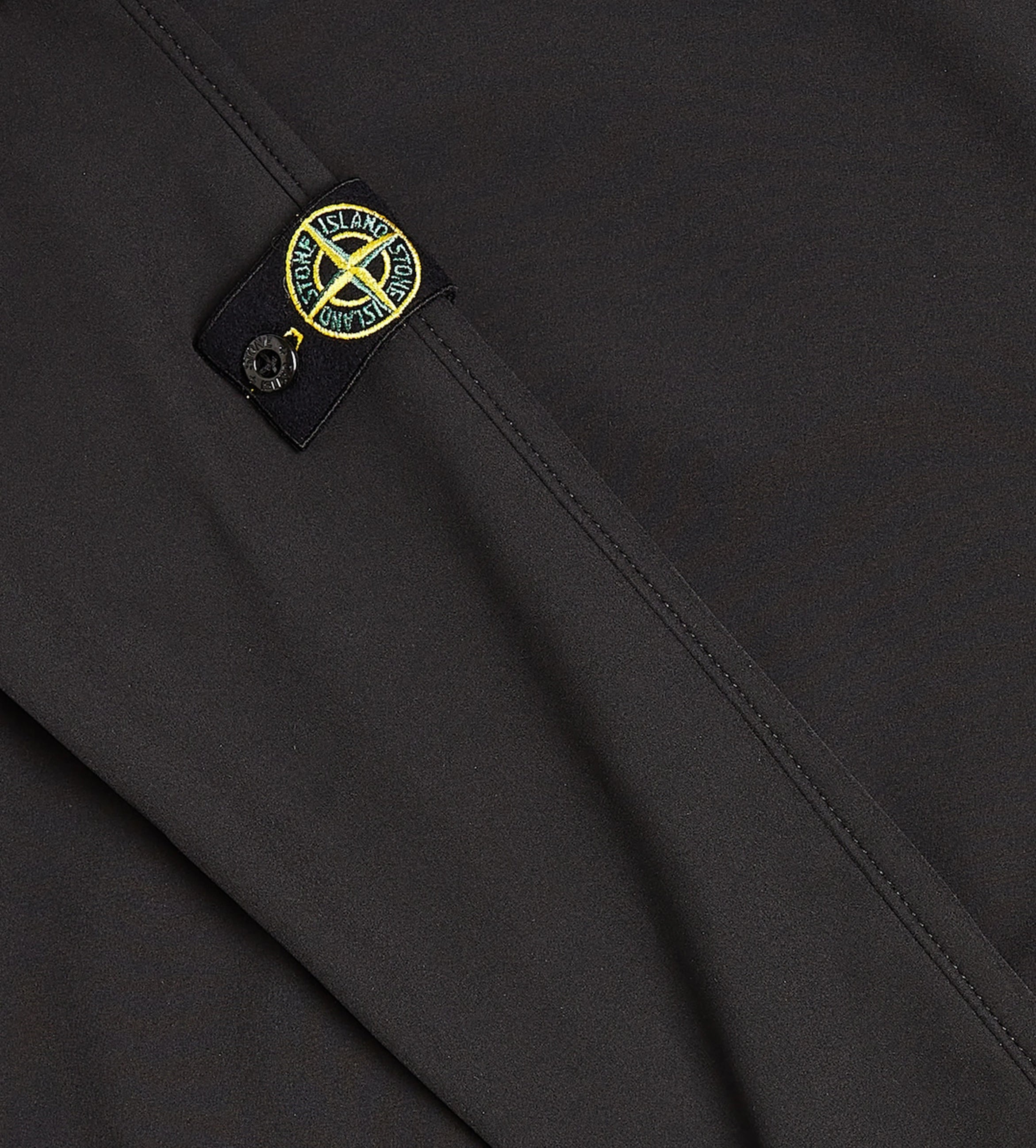 Logo-patch Zipped Jacket Black