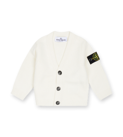 Stone Island Baby Kit in Wool Cashmere in Natural White (Baby)