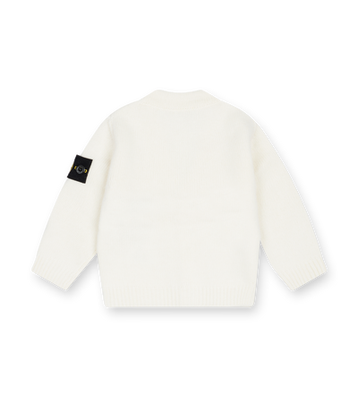 Stone Island Baby Kit in Wool Cashmere in Natural White (Baby)