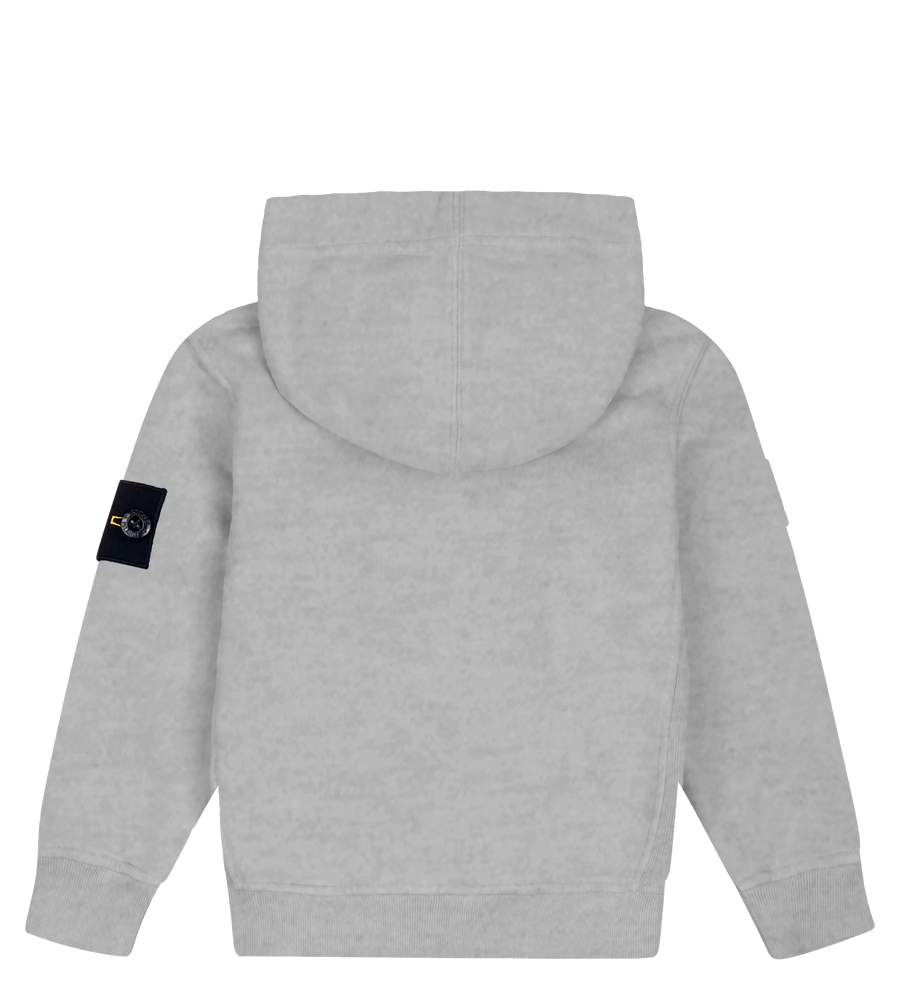 Stone Island Junior Cotton Hoodie in Dust Grey (Kids)