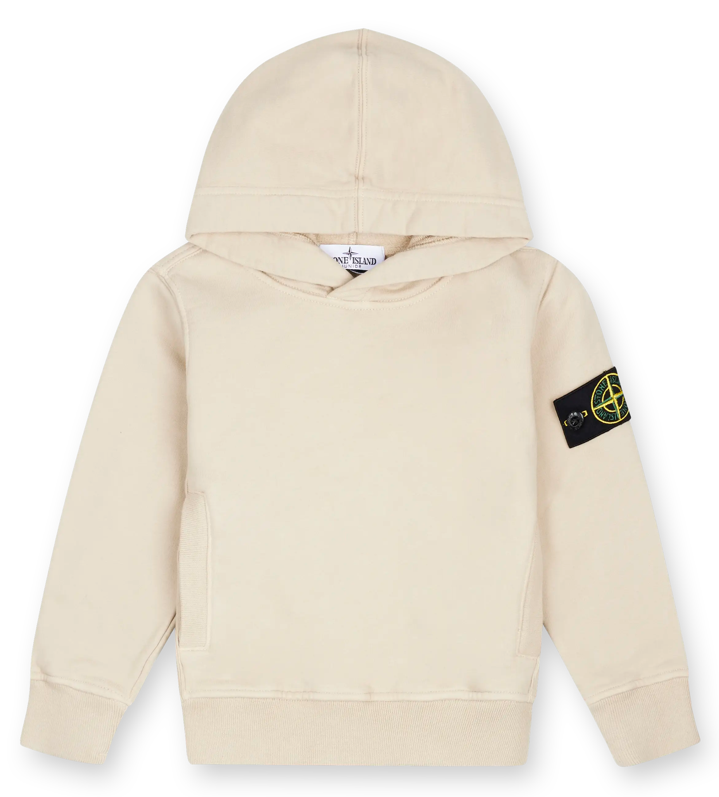 Stone Island Junior Cotton Hoodie in Sand (Kids)