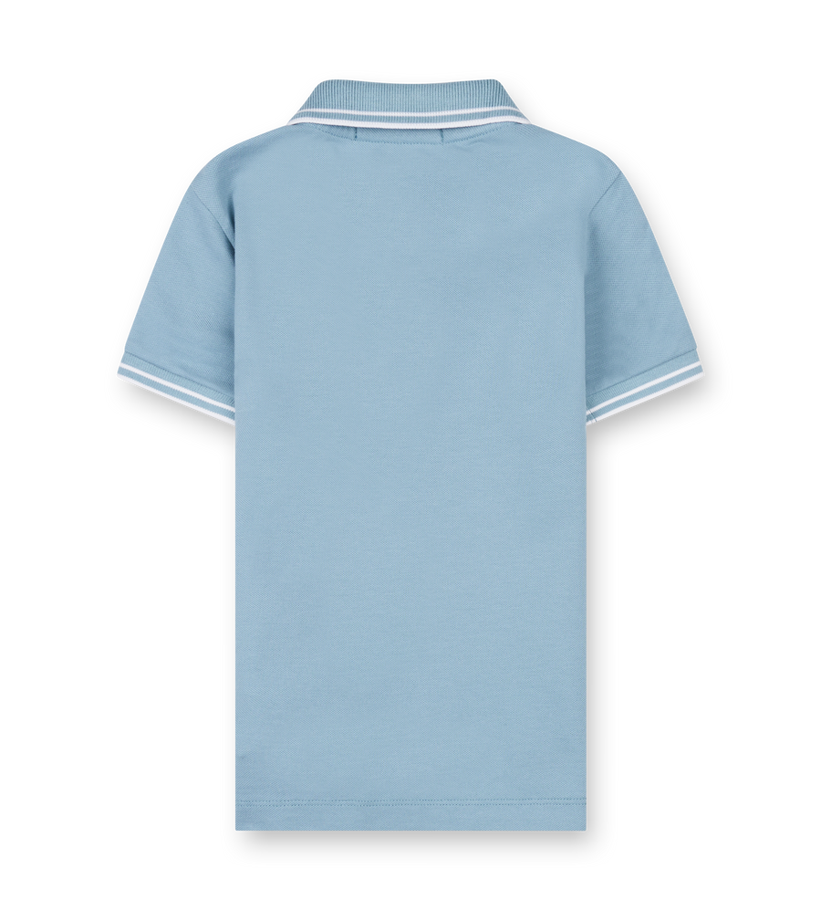 Stone Island Compass Polo Shirt in Light Blue (Kids)