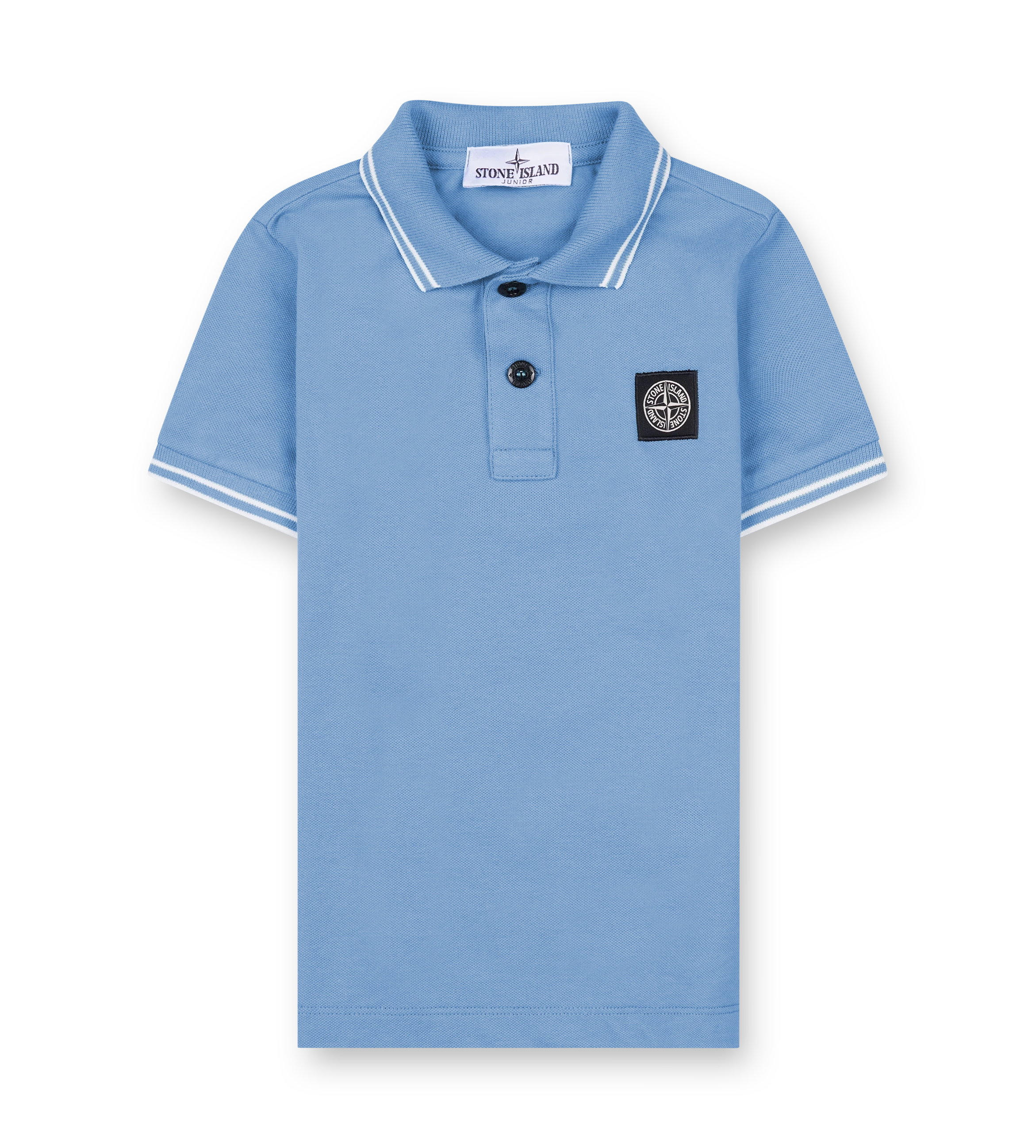 Stone Island Compass Polo Shirt Powder Blue (Kids)