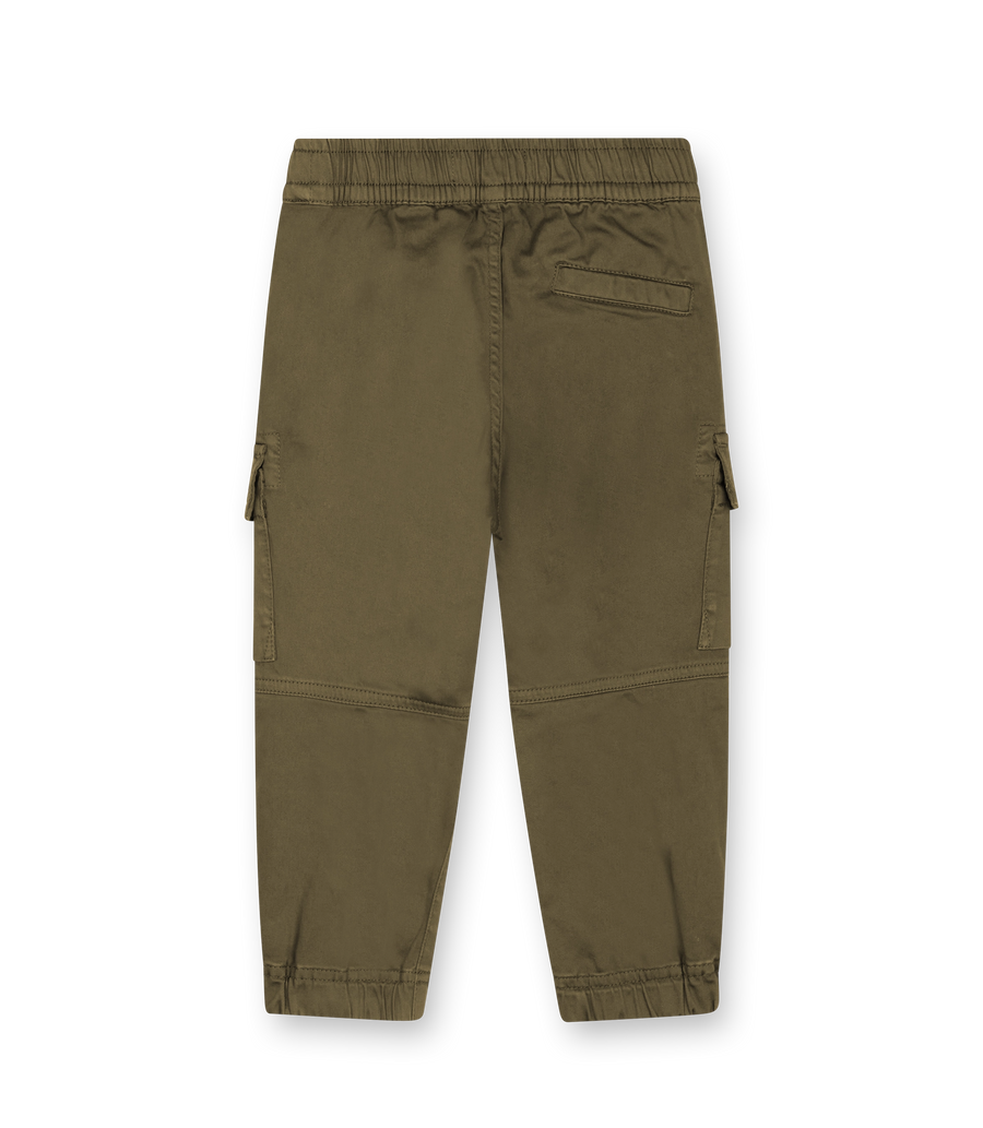Stone Island Junior Cotton Cargo Trousers in Military Green (Kids)