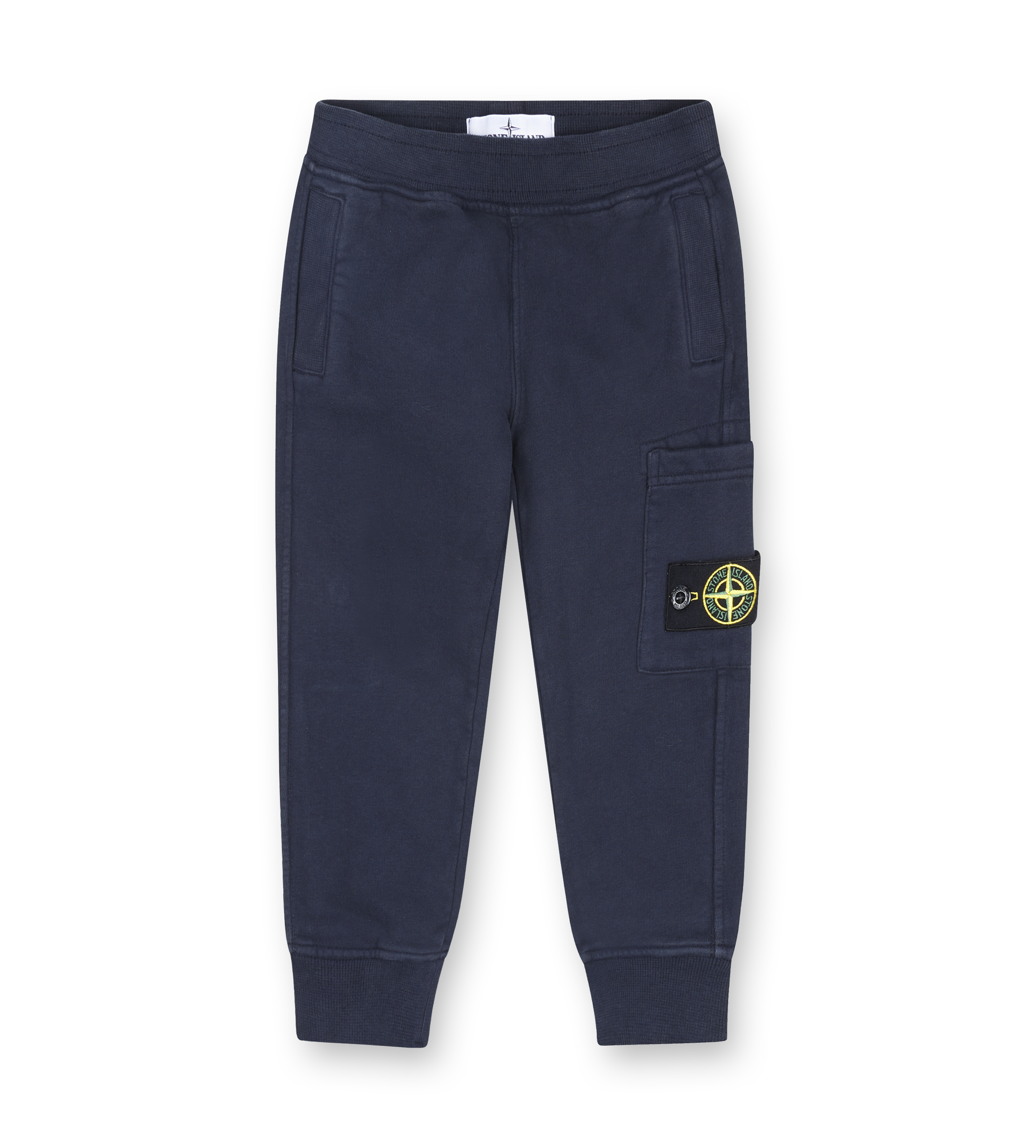 Stone Island Junior Cotton Jogging Trousers in Navy Blue (Kids)