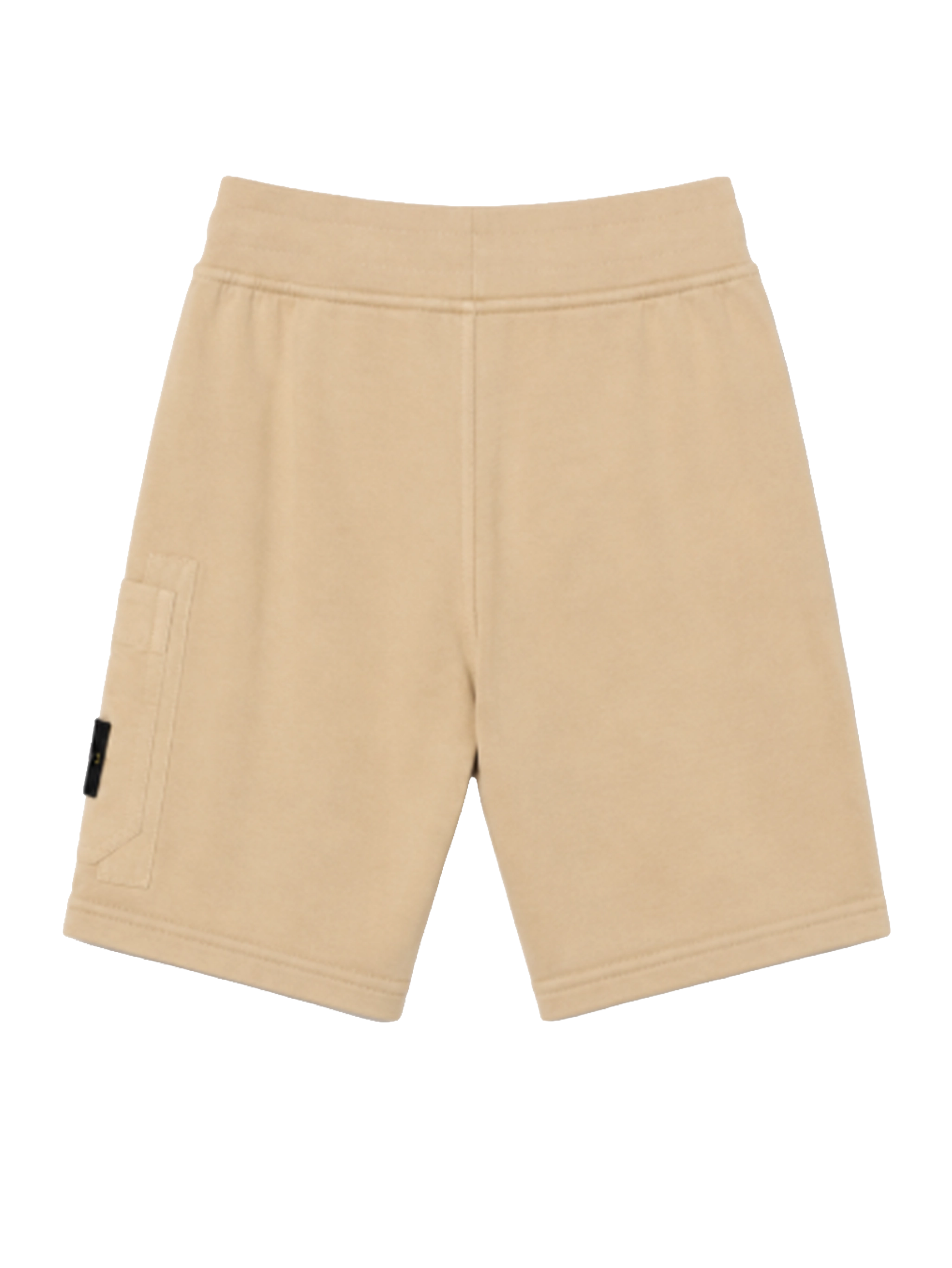 Stone Island Junior Fleece Cargo Shorts in Beige