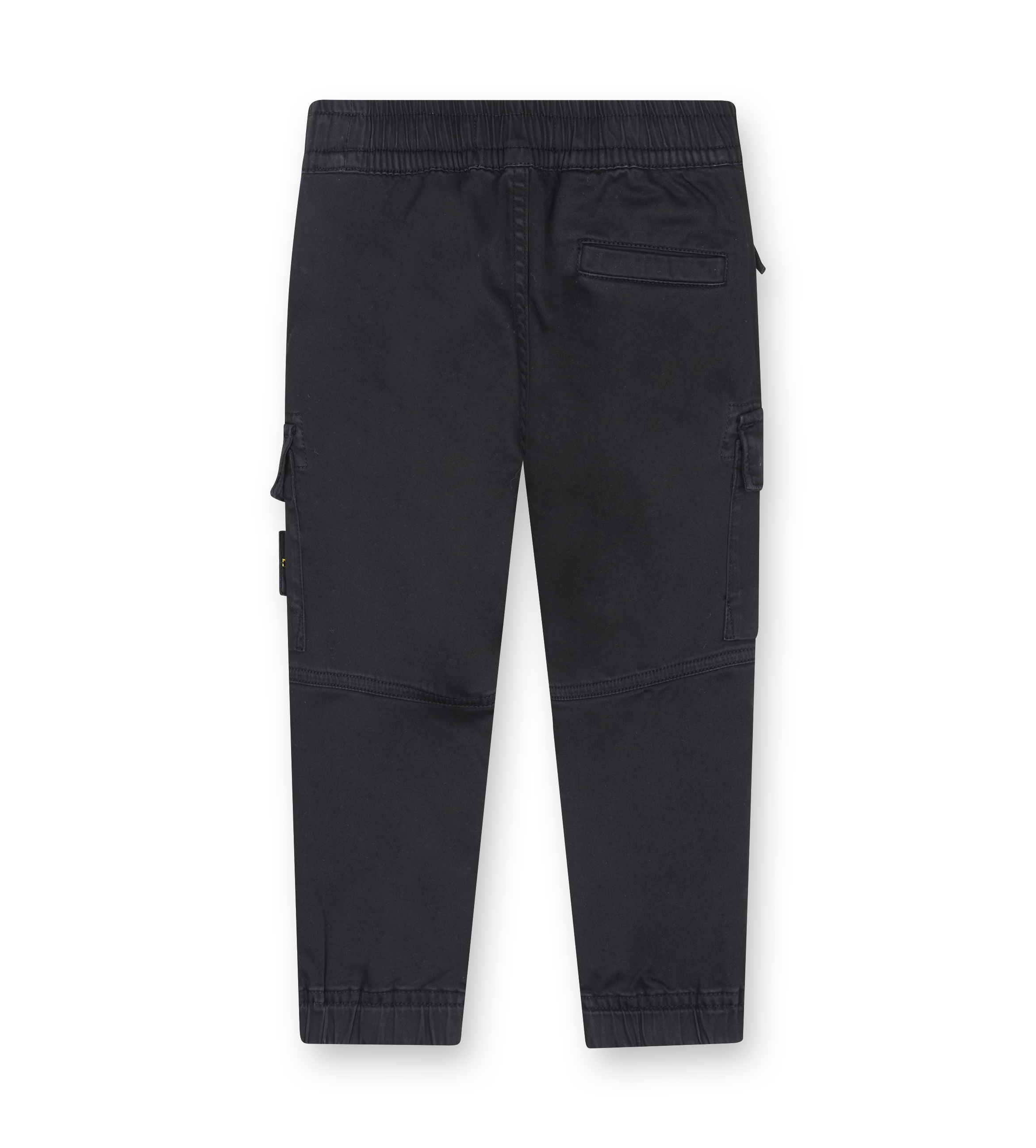 Stone Island Junior Tapered Cargo Trousers in Black (Kids)